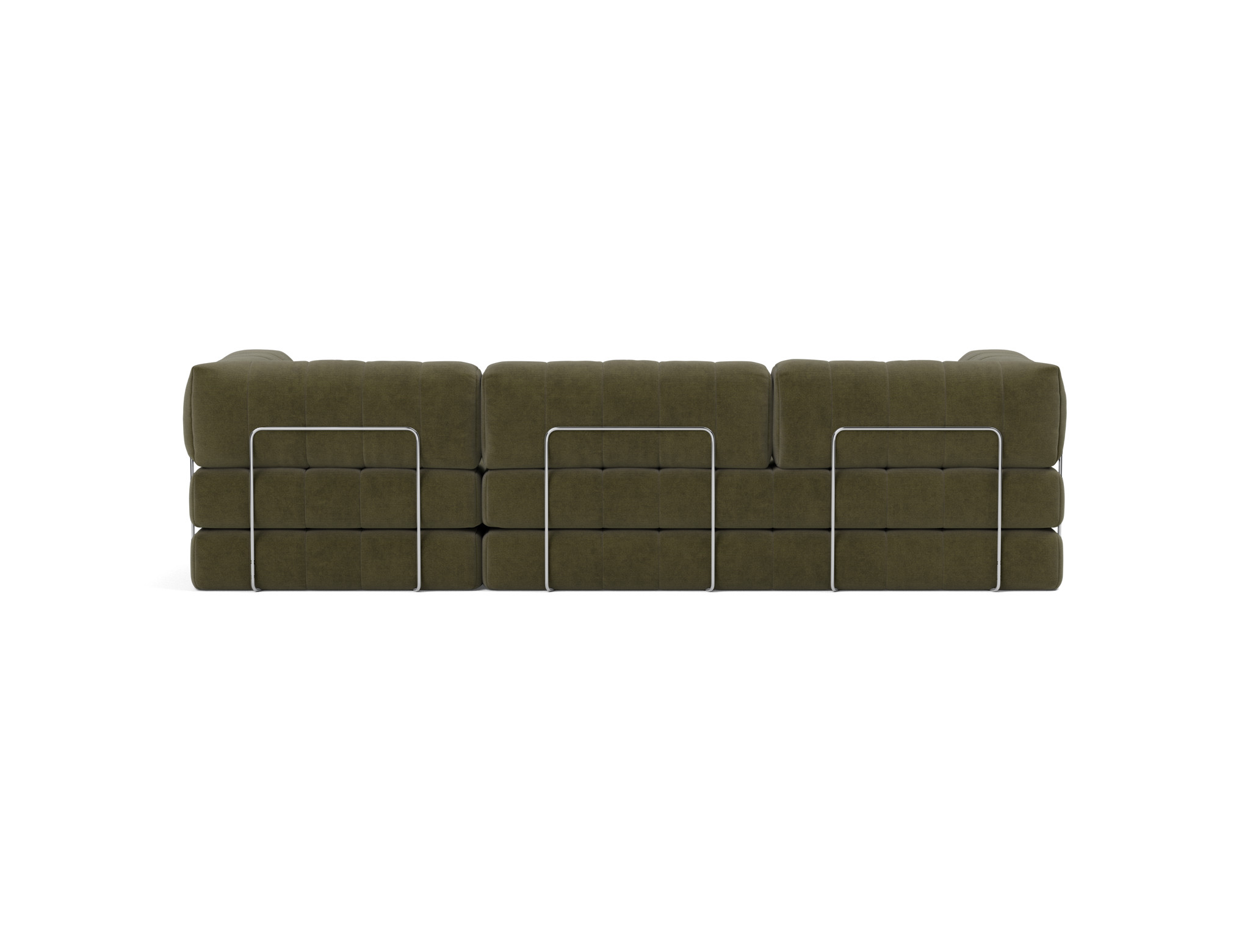Schlafsofa CozyPad Grand mit Armlehnen Kord Cordufine 316-Pine-Green