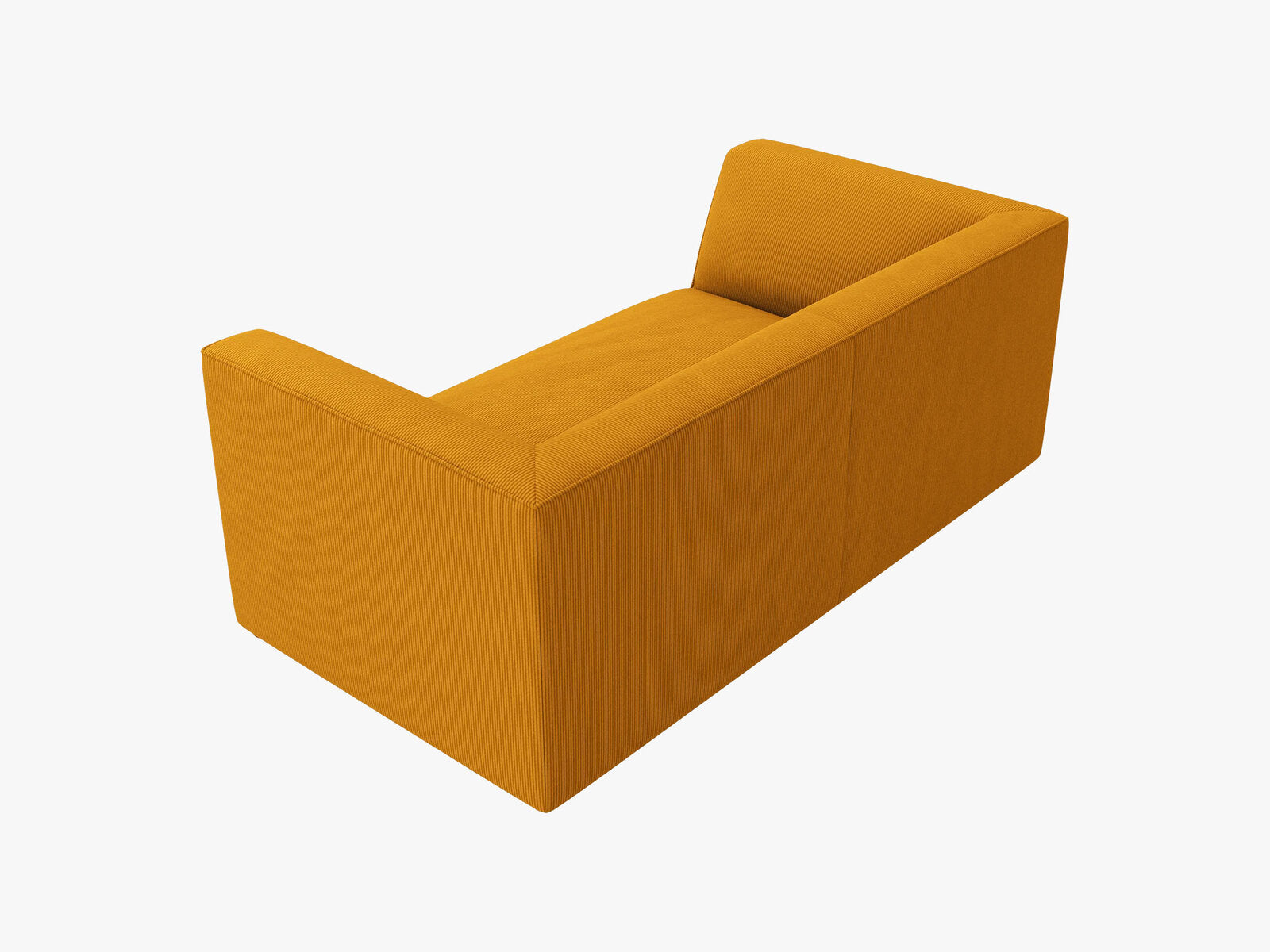 Micadoni Sofa Ruby 2-Sitzer Kord Scala Gelb