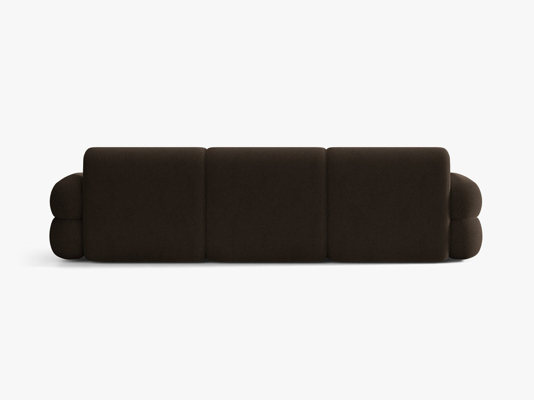 Micadoni Neo Modulares Sofa 4-Sitzer Boucle Baloo Braun