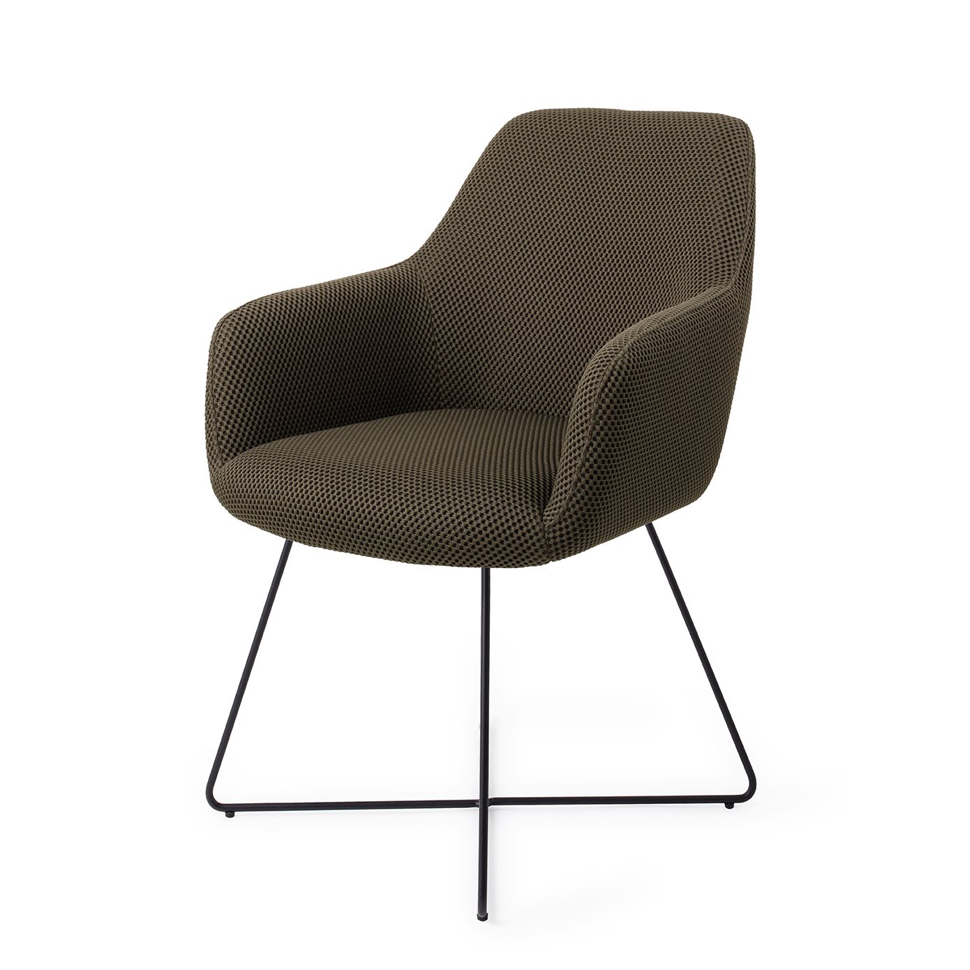 Jesper Home Esszimmerstuhl Hiroo Jungle-Jewel Cross Schwarz