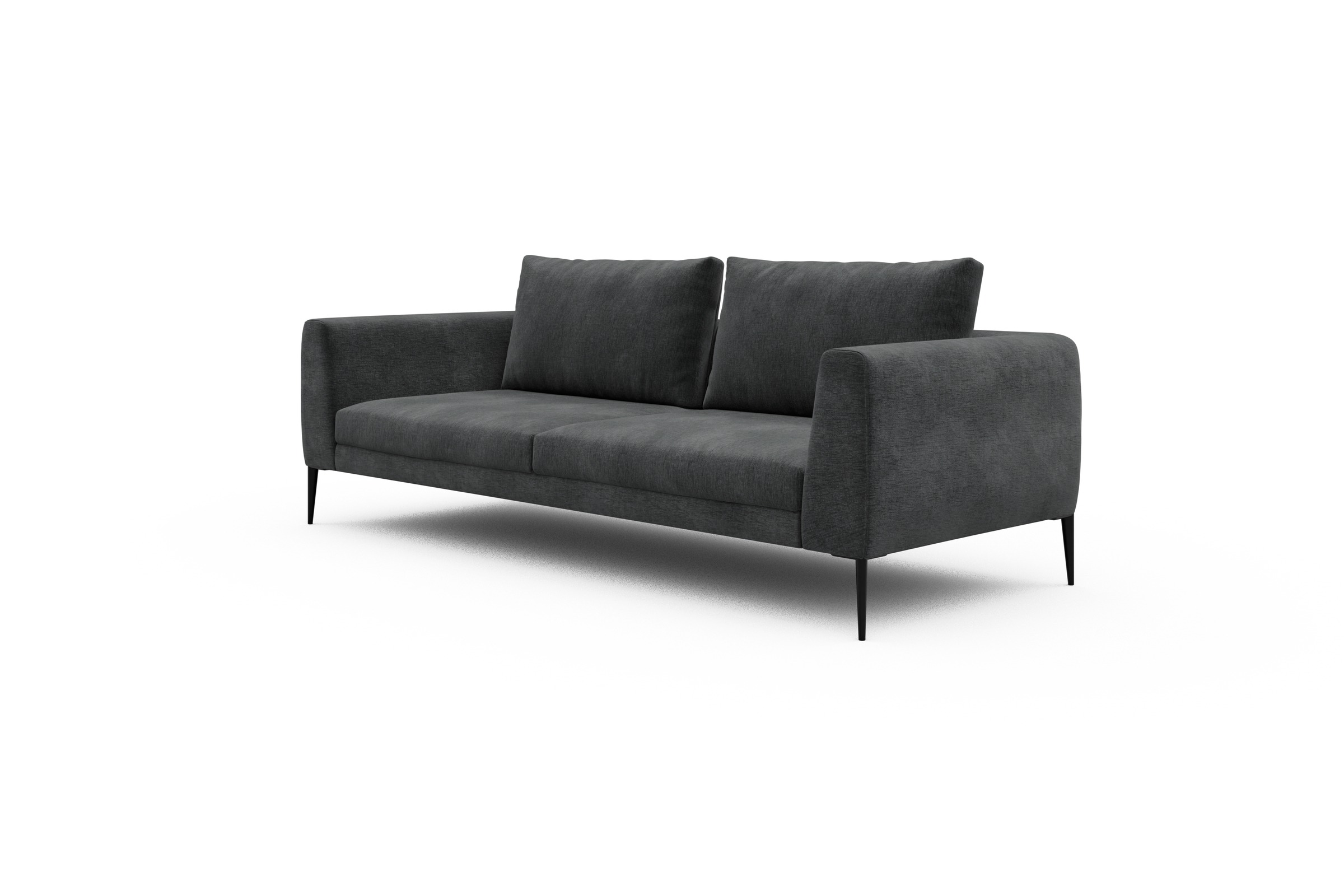 Sofa Paul 3-Sitzer Smooth-Deep-Warm-Grey