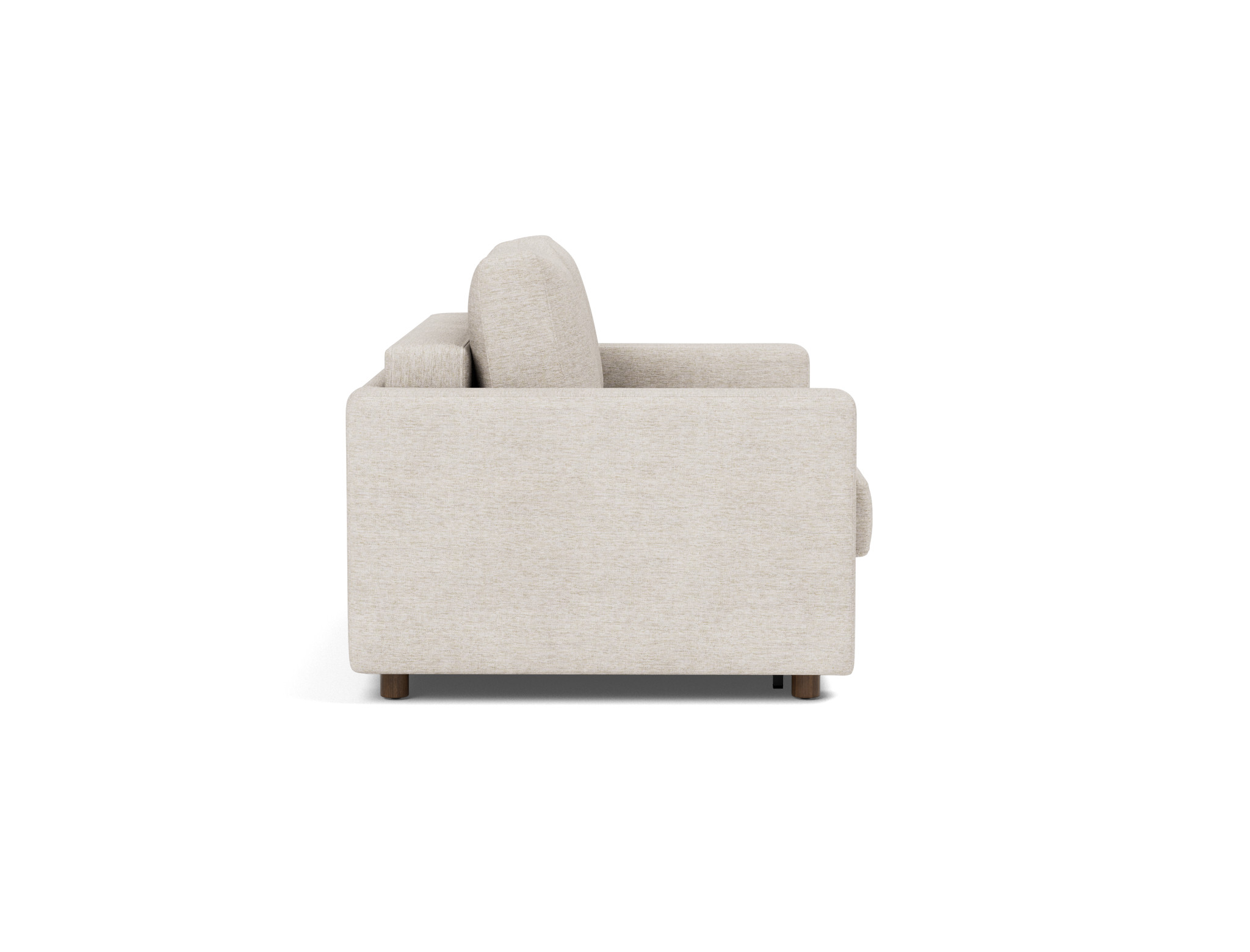 Schlafsofa Neah mit Standard-Armlehnen 140 Chenille Yuveno 470-Natural