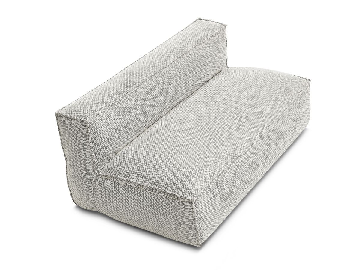 Bobochic Biarritz Sofamodul 2-Sitzer Melange-Stoff Beige