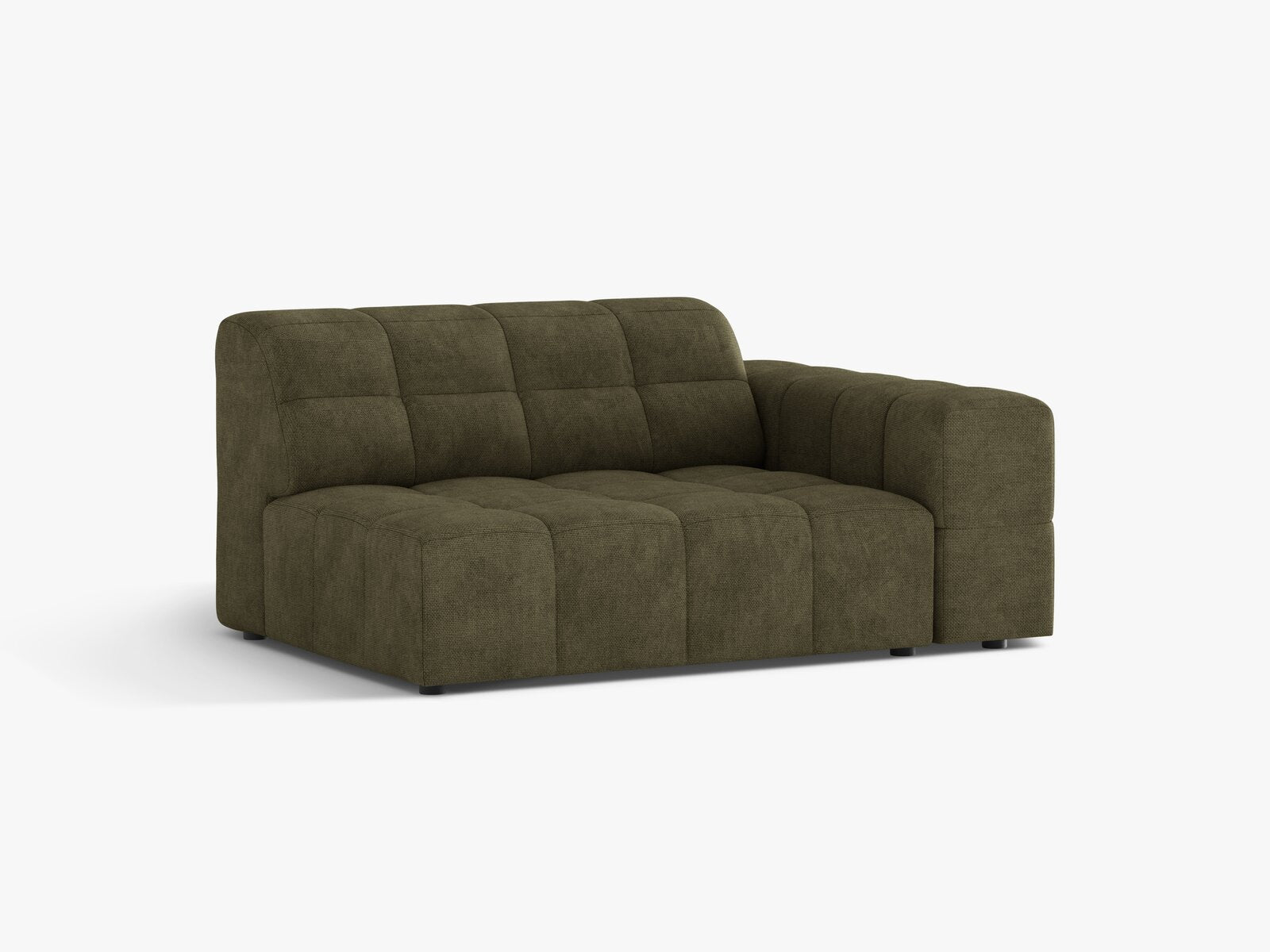 Micadoni Jennifer Sofamodul XL Rechts Chenille Eden Grün