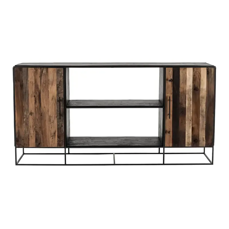Novasolo Rustika Sideboard 2 Türen Offenes Regal