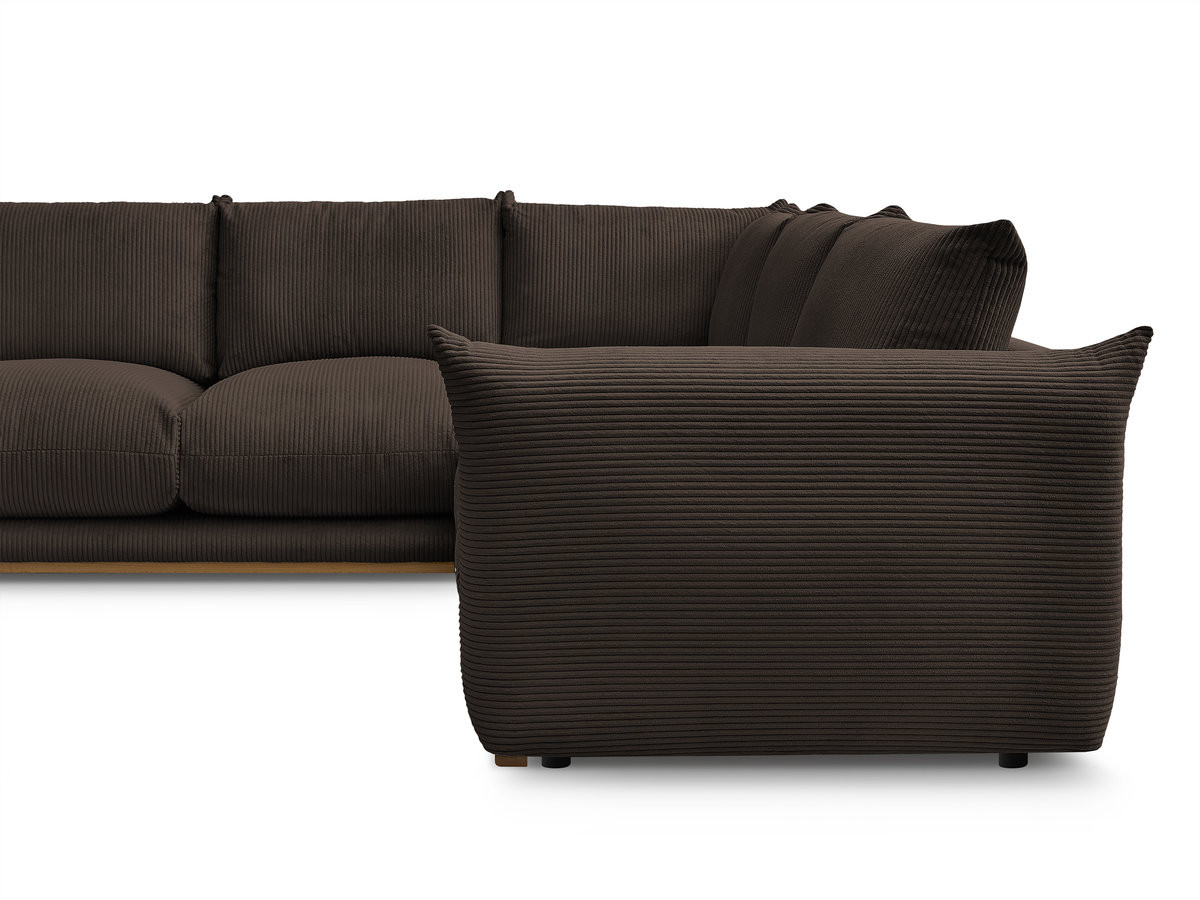 Bobochic Ernest Ecksofa Cordsamt Braun