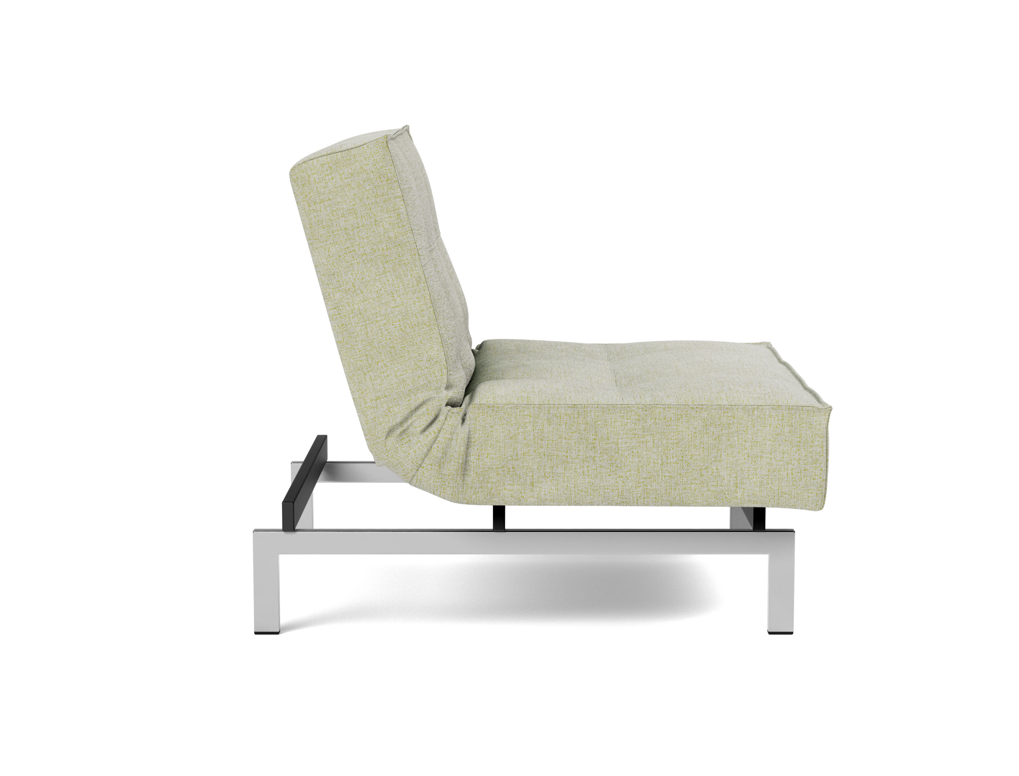 Sessel Splitback Flachgewebe Avella 280-Sand Beine Chrom