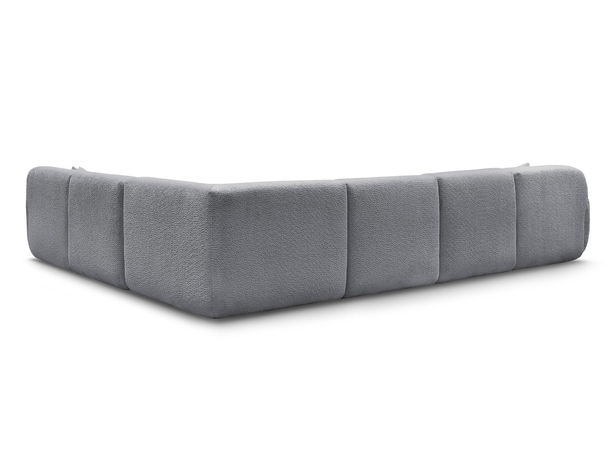 Bobochic Anda Wohnlandschaft Chenille Grau Ecke rechts
