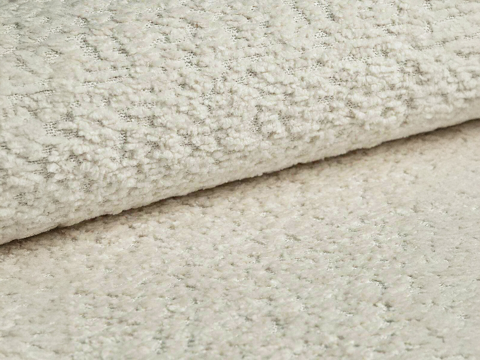 Micadoni drehbarer Sessel Letizia kleine Version Boucle Coral Elfenbein