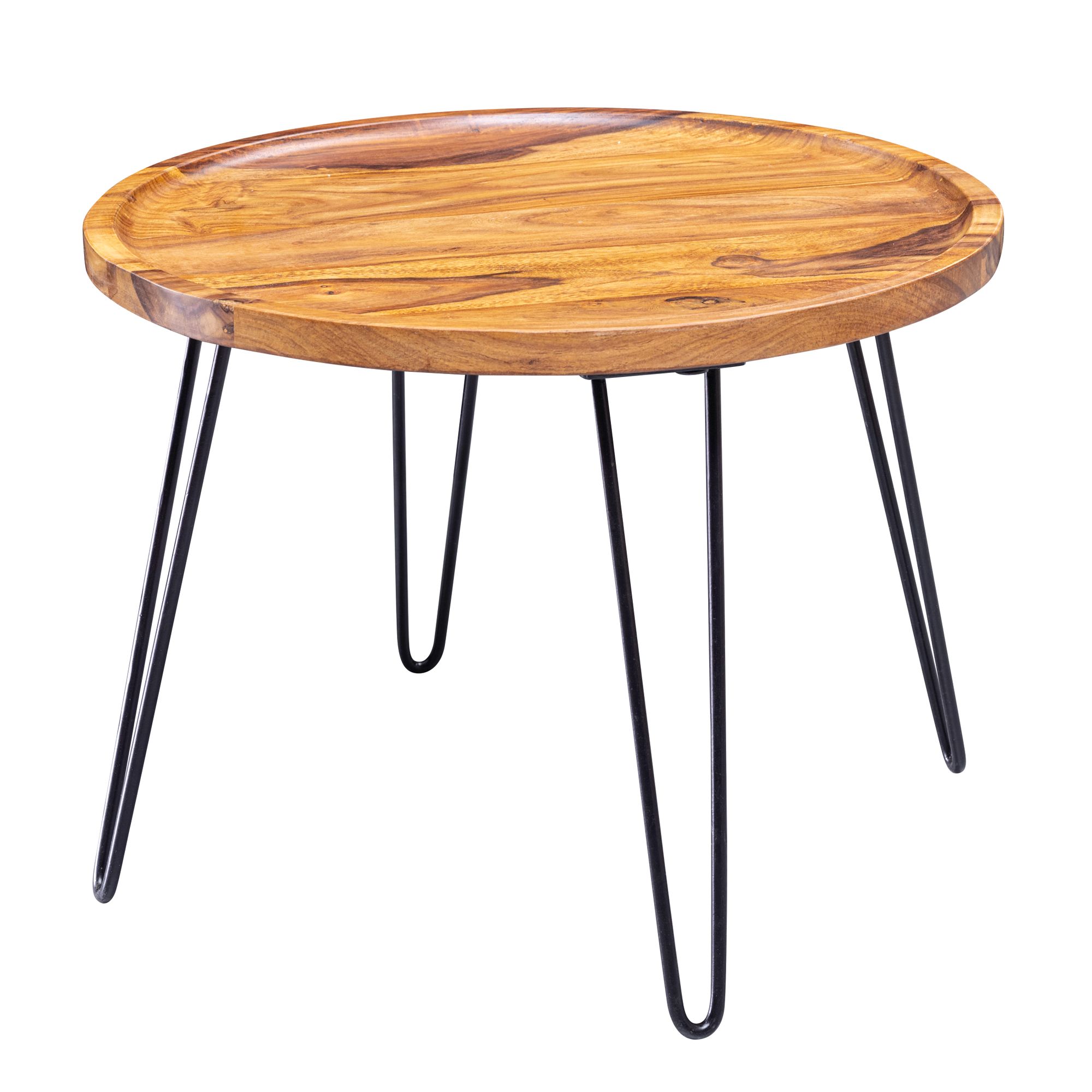 Couchtisch Skjervoy Sheesham Ø 60 × H 45 cm