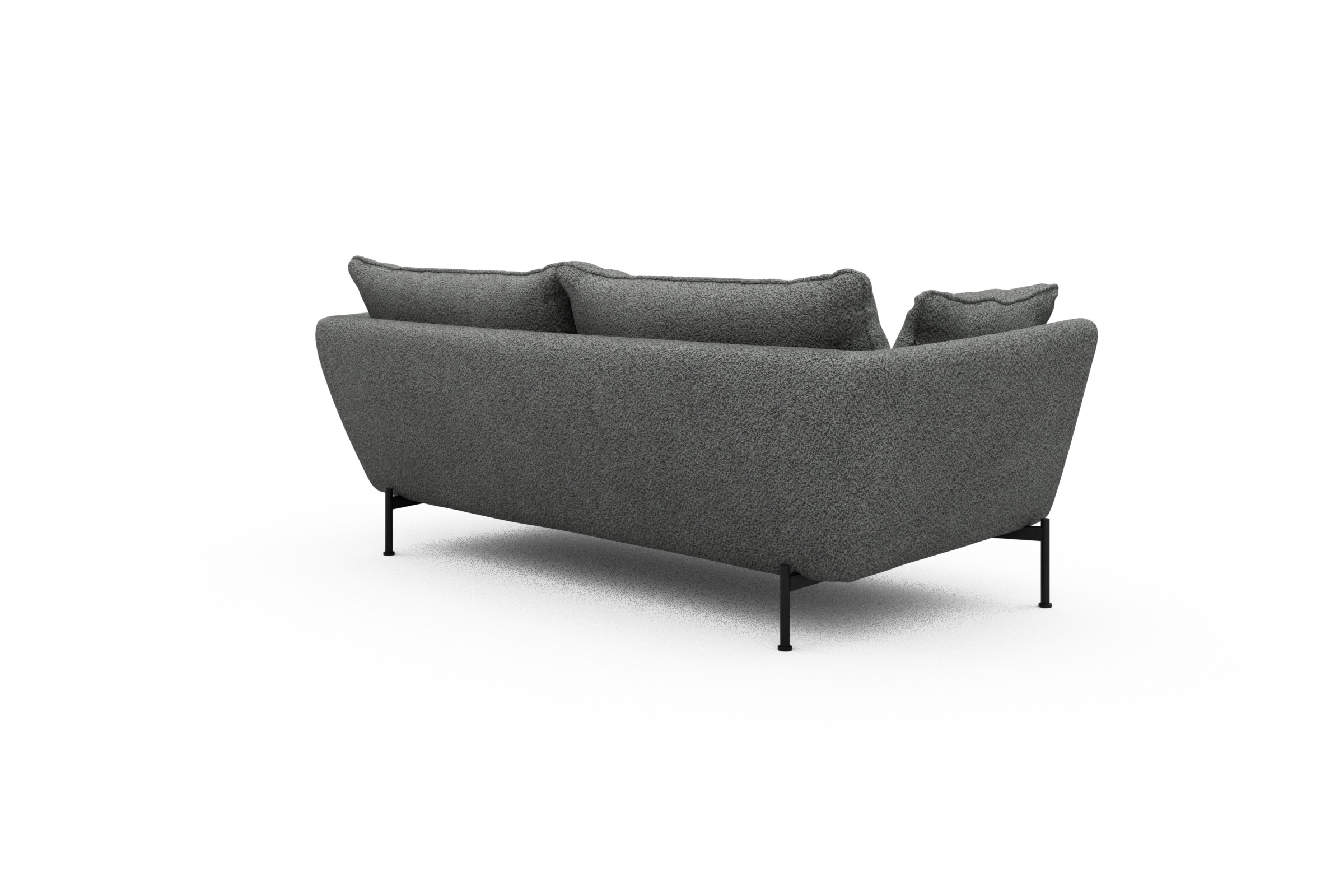 Sofa Anton PREMIUM 2-Sitzer Vanora-Warm-Grey