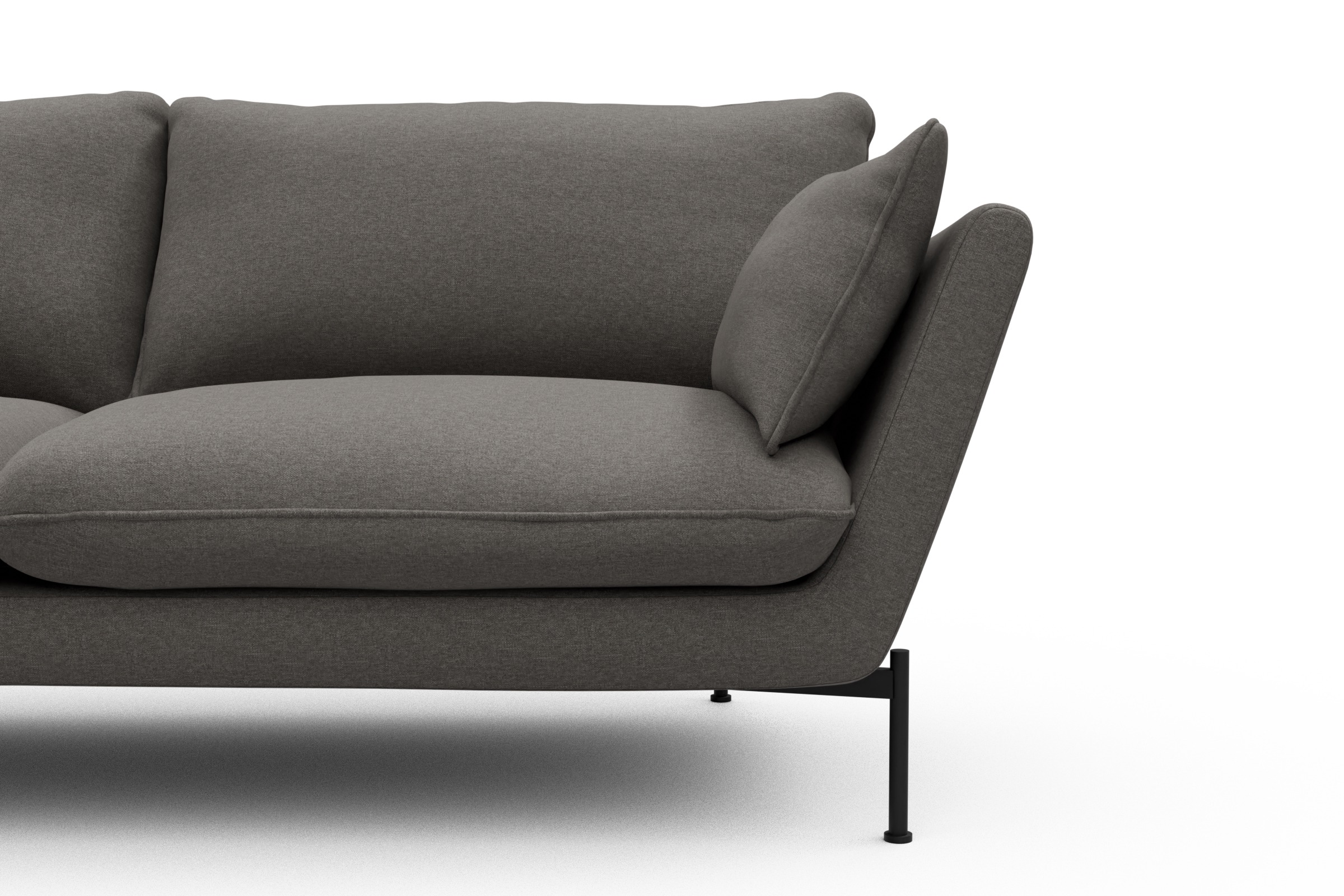 Sofa Anton 3-Sitzer Satya-Taupe