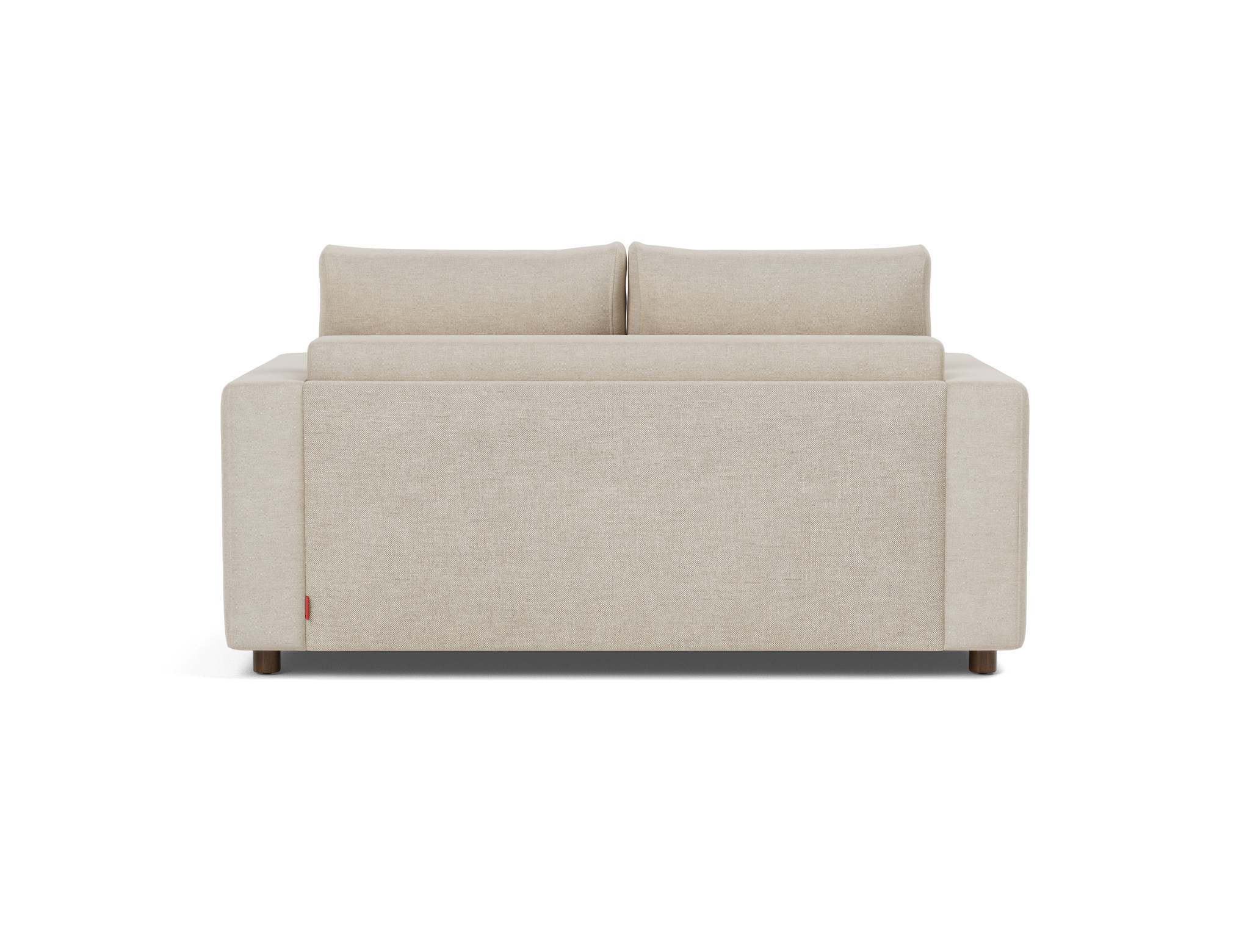 Schlafsofa Neah mit Standard-Armlehnen 140 Flachgewebe Phobos 586-Latte