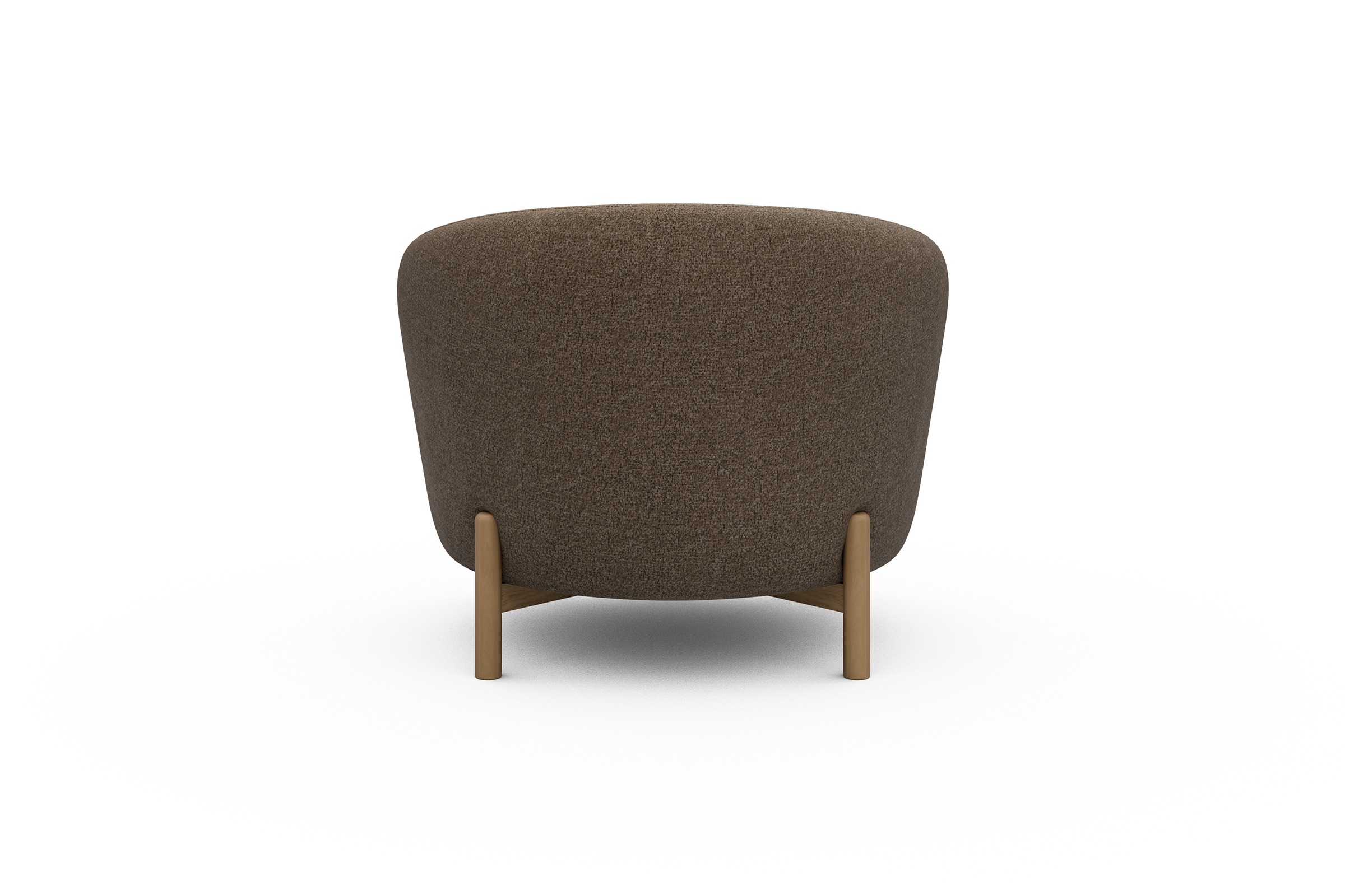 Sessel Ronda Holzbeine Eiche Natur Aivi-Khaki-Brown
