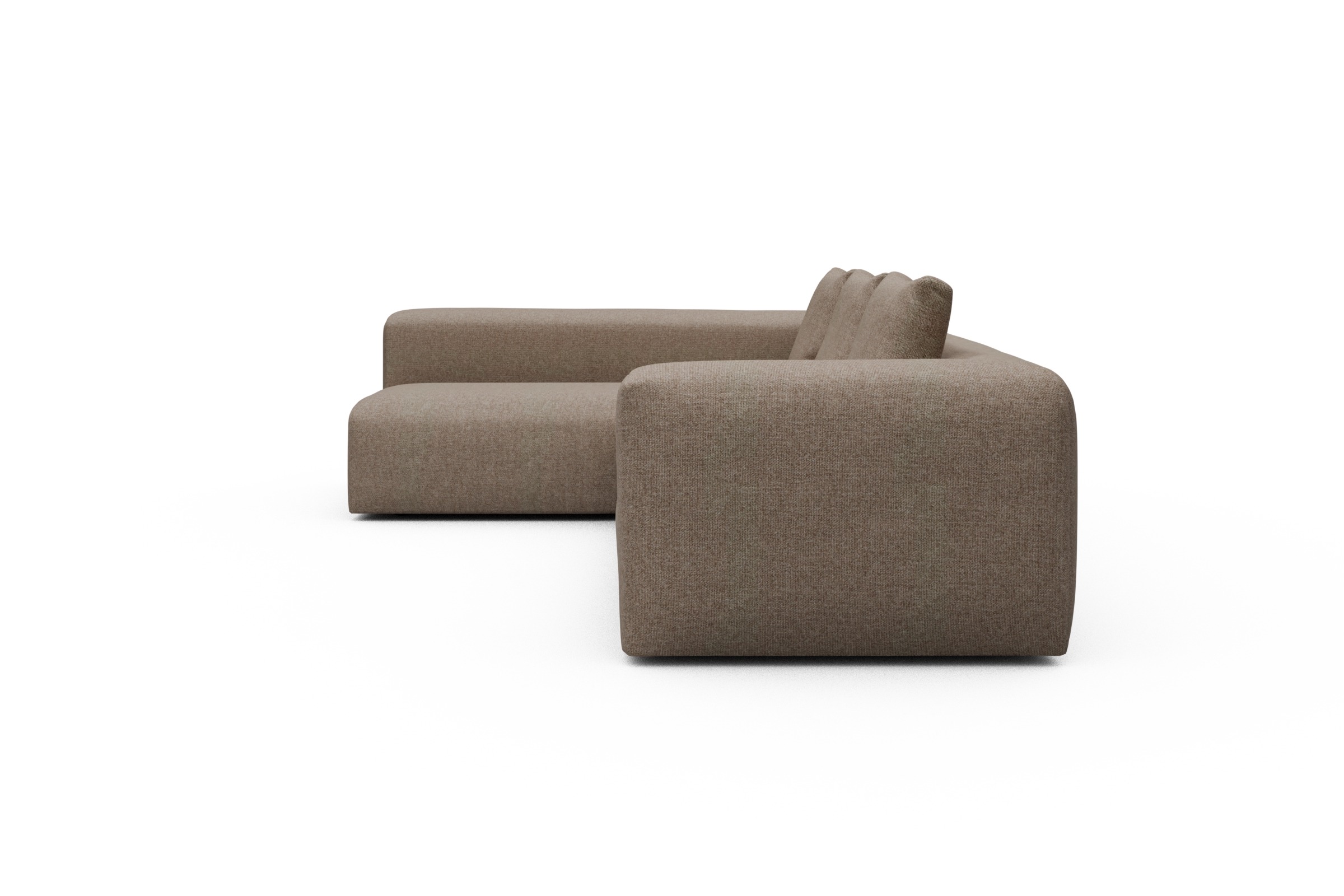 Ecksofa Fred 2x 2,5-Sitzer links offen Sama-Antelope