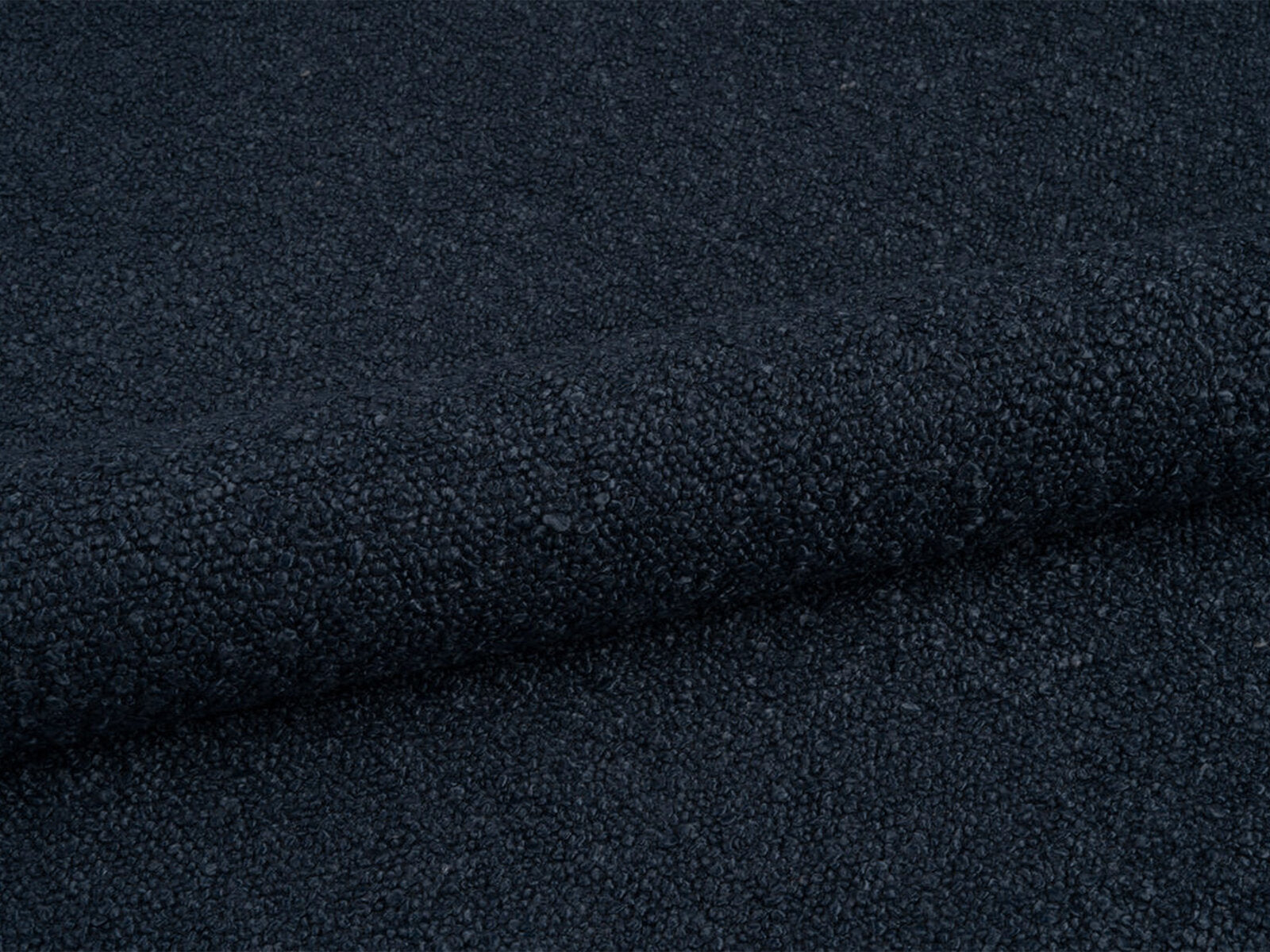 Micadoni Stauraumbett mit Kopfteil Bellis Boucle Baloo Dunkelblau