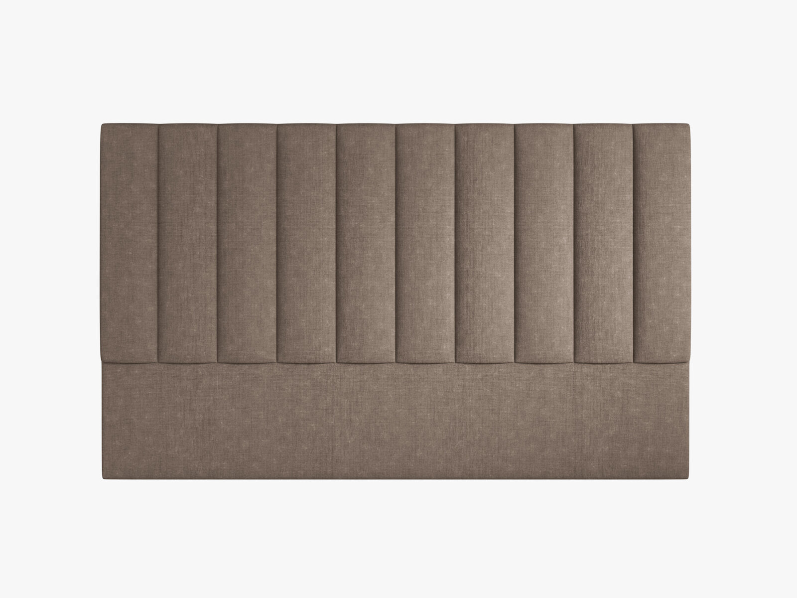 Micadoni Marl Polster-Kopfteil Strukturierter Stoff Liberty Cappuccino 200x120