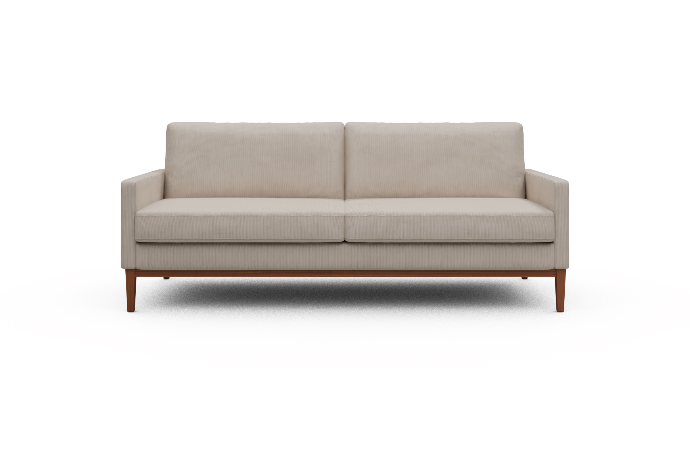 Skandi Home Sofa Bodo 3-Sitzer Cordufine-Off-White moebelfaktor