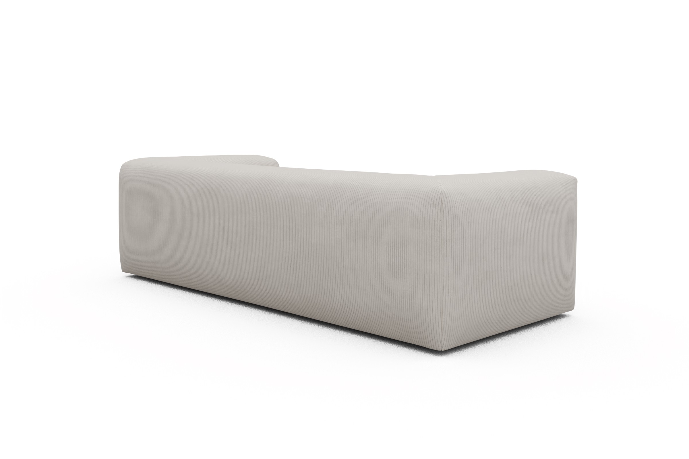Sofa Fred 3-Sitzer Kord Corduroy 594-Ivory