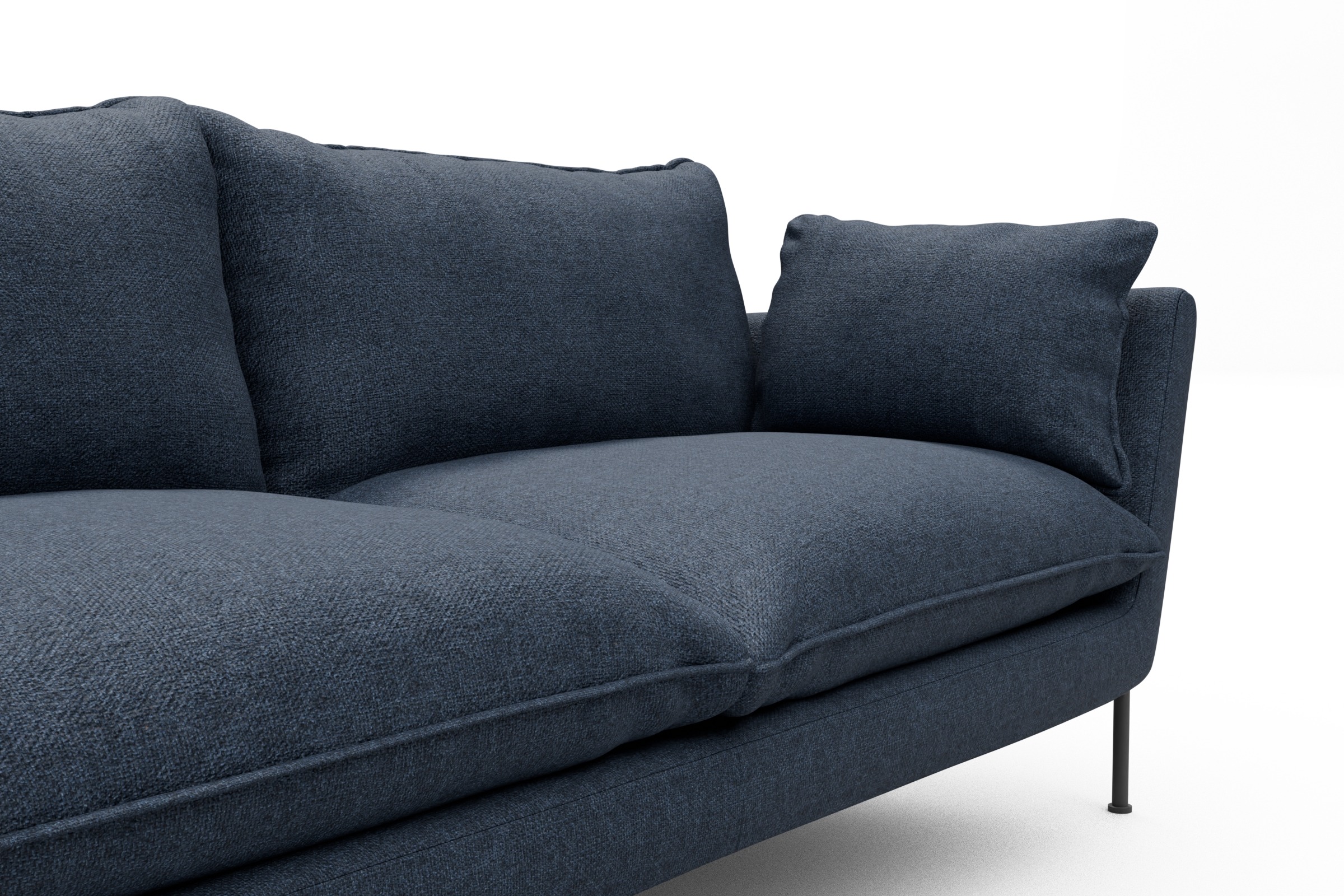 Sofa Anton PREMIUM 3-Sitzer Sama-Deep-Blue