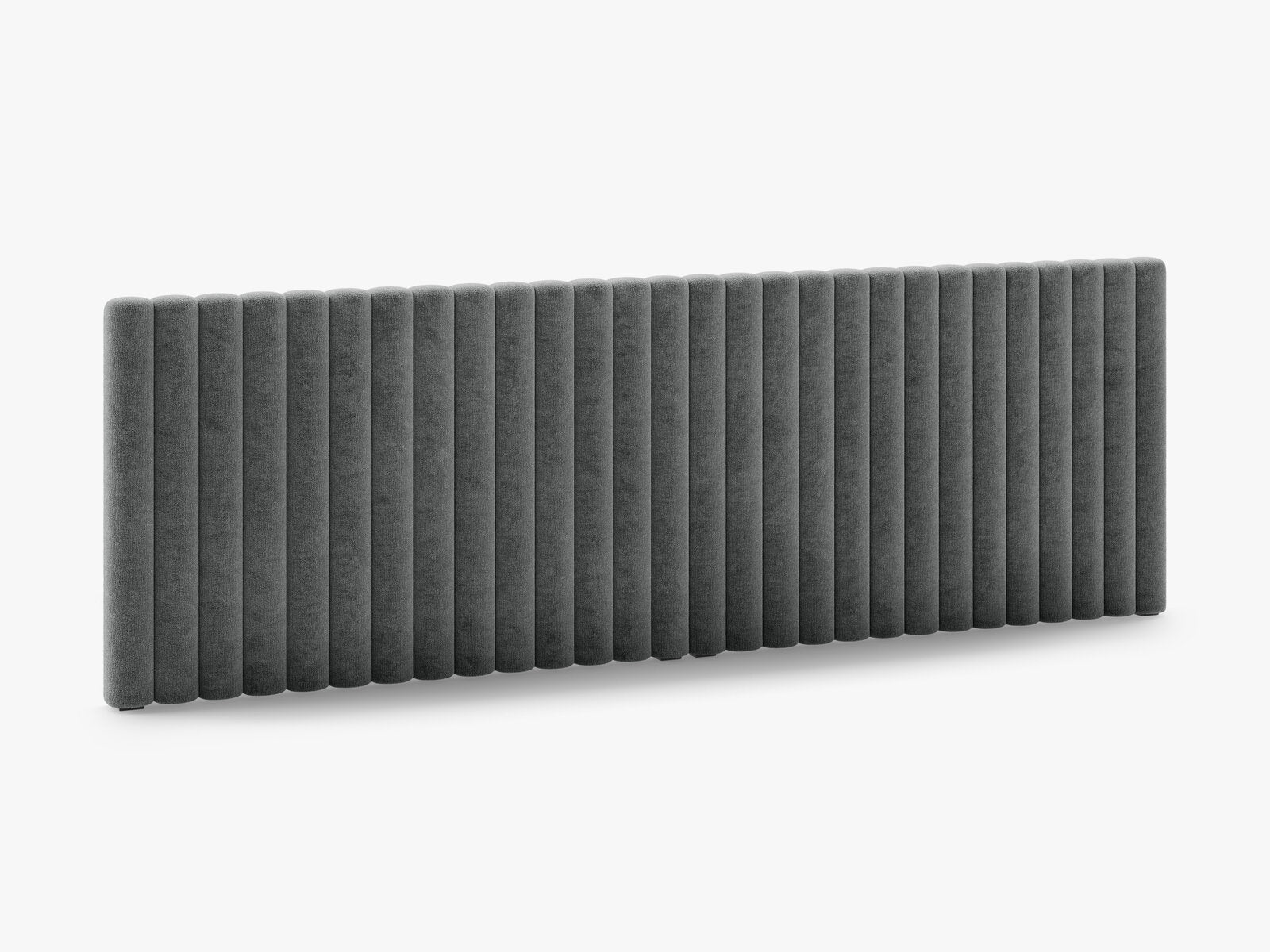 Micadoni Mistero Polster-Kopfteil Chenille Perfect Harmony Dunkelgrau 280x95