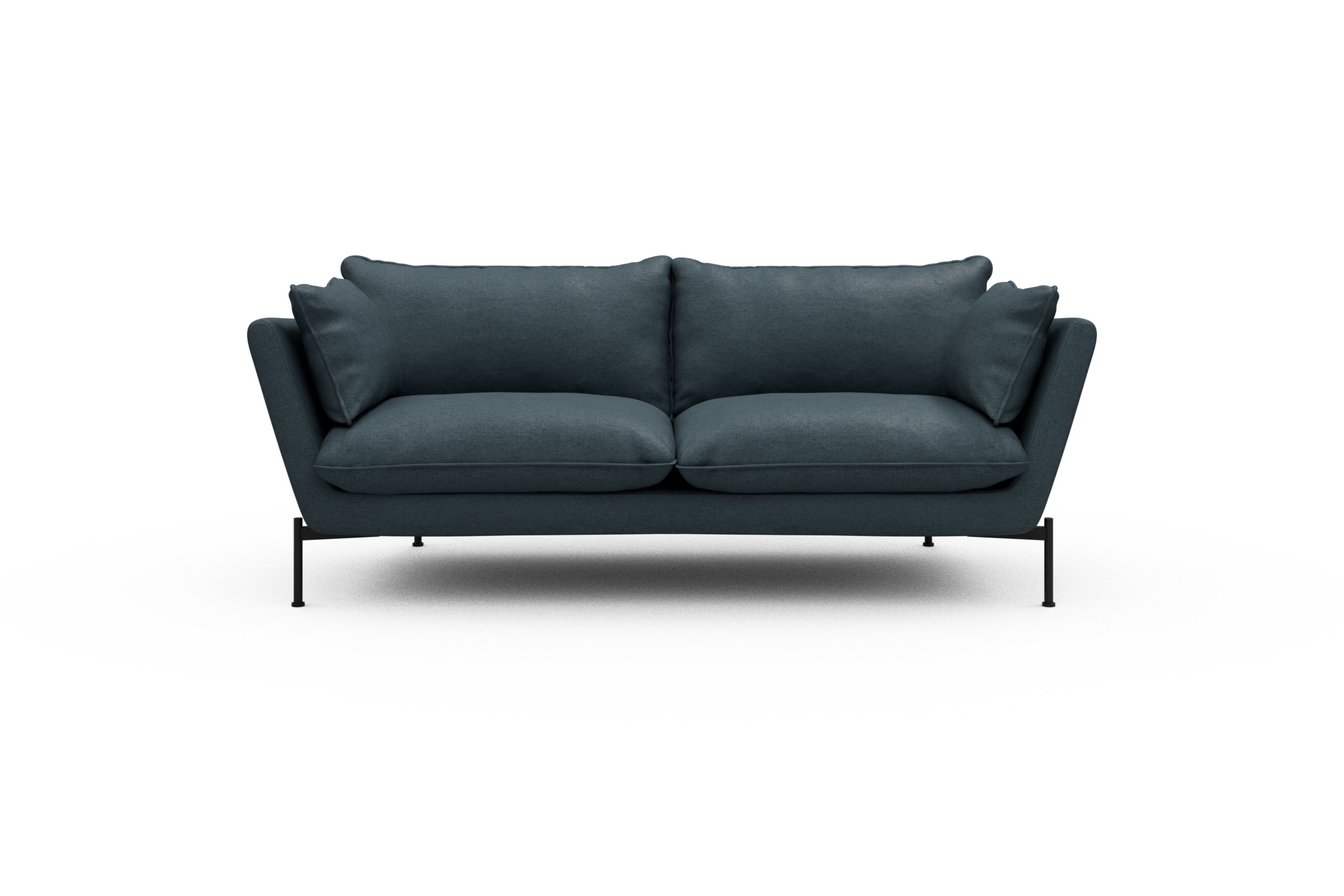 Skandi Home Sofa Anton PREMIUM 2-Sitzer Denari-Royal-Blue moebelfaktor