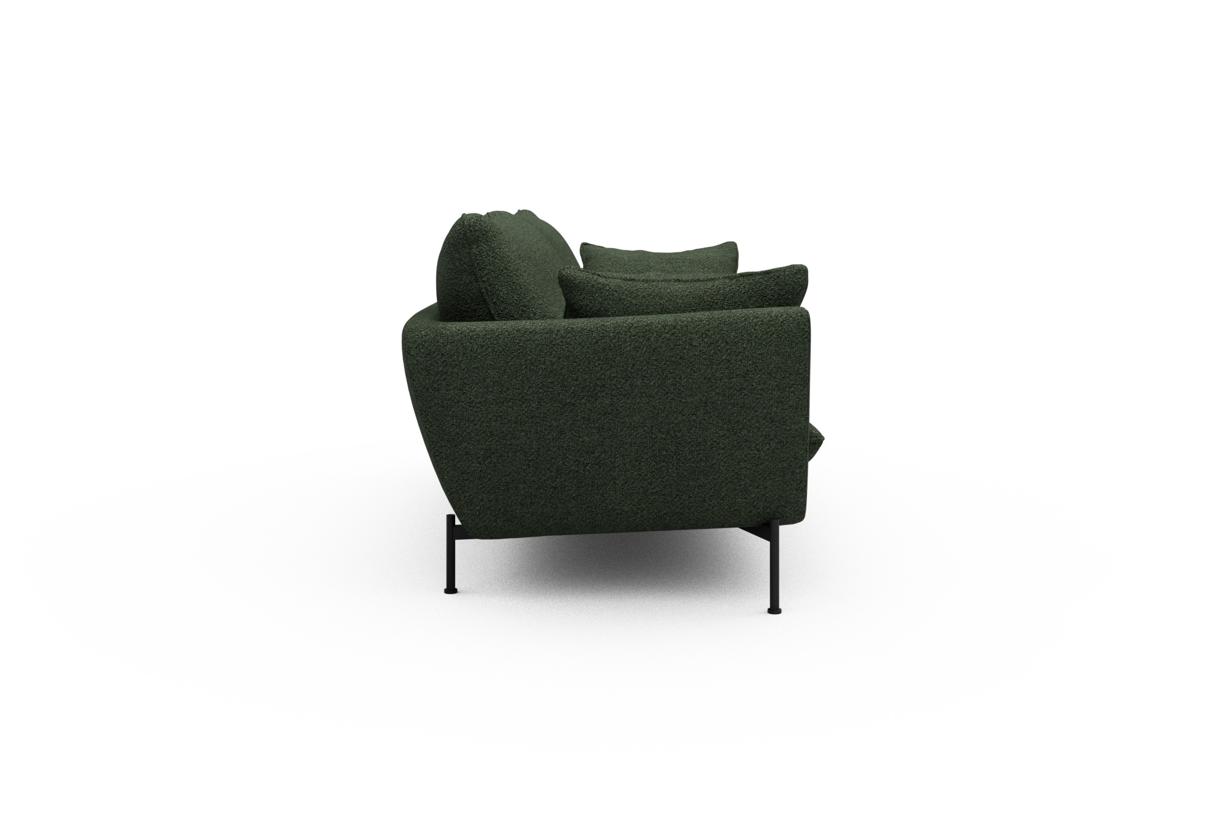 Sofa Anton 3-Sitzer Vanora-Deep-Green
