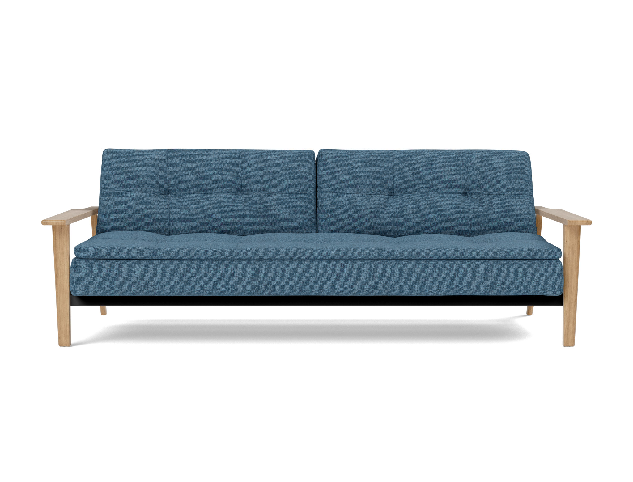 Schlafsofa Dublexo Frej Strukturierter Stoff Weda 302-Weda-Blue
