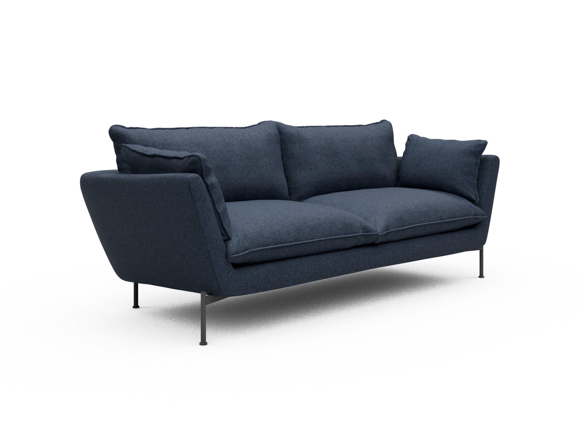Skandi Home Sofa Anton Soft 3-Sitzer Sama-Deep-Blue moebelfaktor