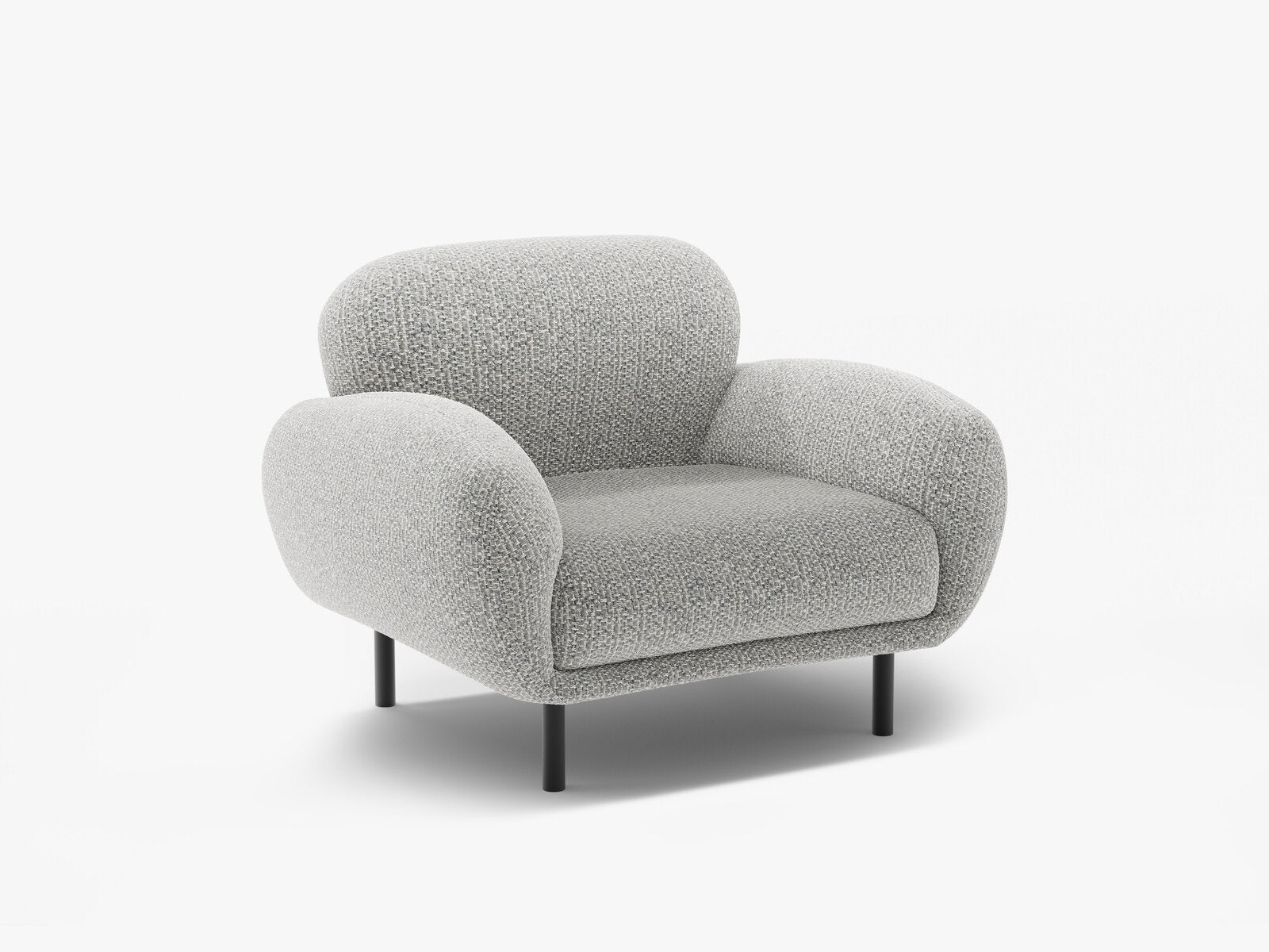 Micadoni Sessel Poppy Chenille Silencio Grau