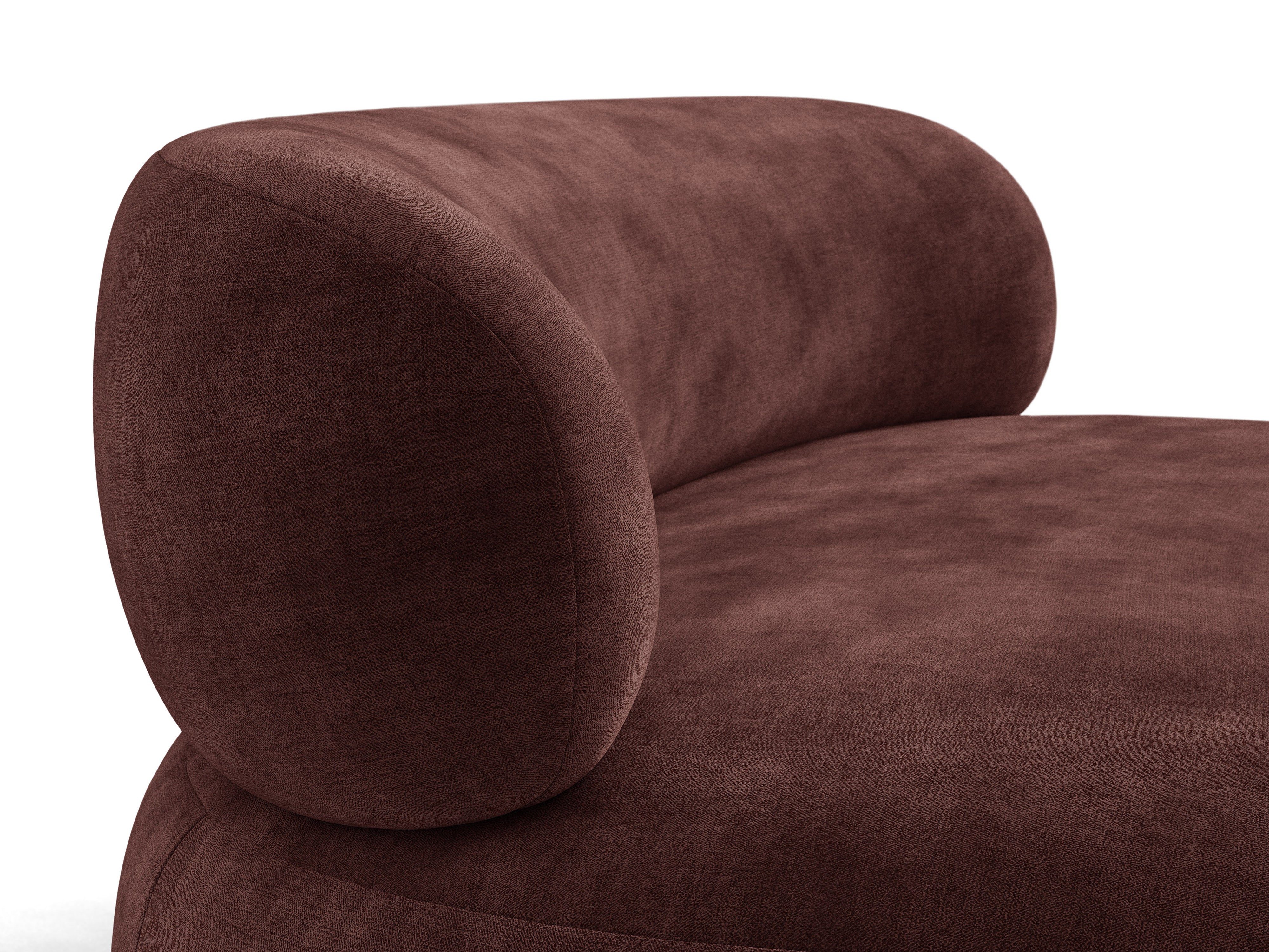 Micadoni Aura Sofa 3-Sitzer Chenille Golden Kirschbaum