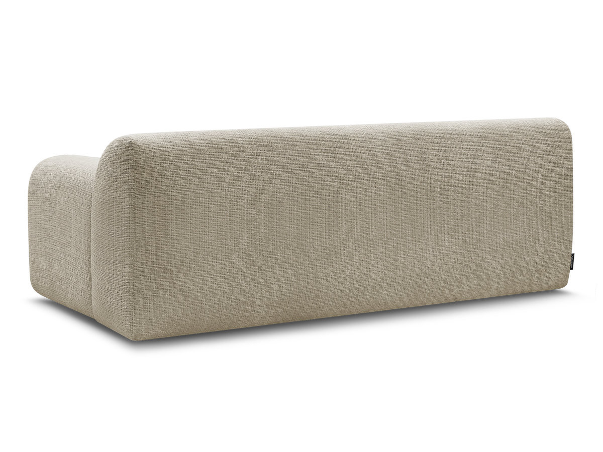 Bobochic Melisse Sofa 2-Sitzer Strukturstoff Beige