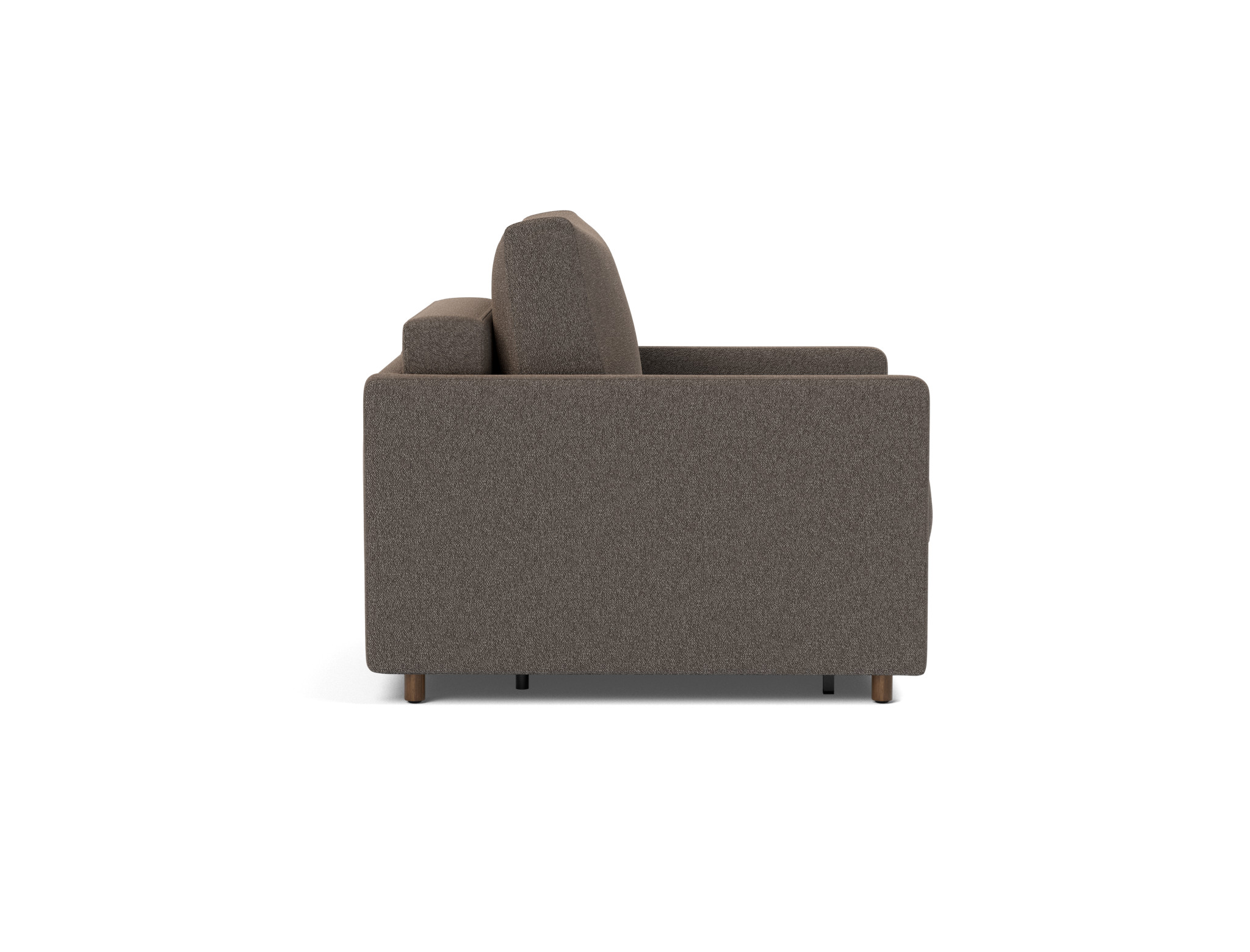 Schlafsessel Neah mit Slim-Armlehnen Boucle Skandi 530-Taupe
