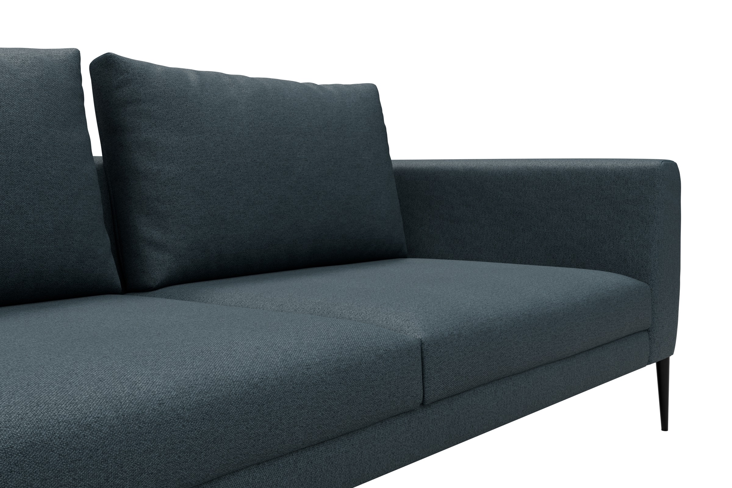 Ecksofa Paul Relax-Ecke links mit 3-Sitzer Denari-Royal-Blue