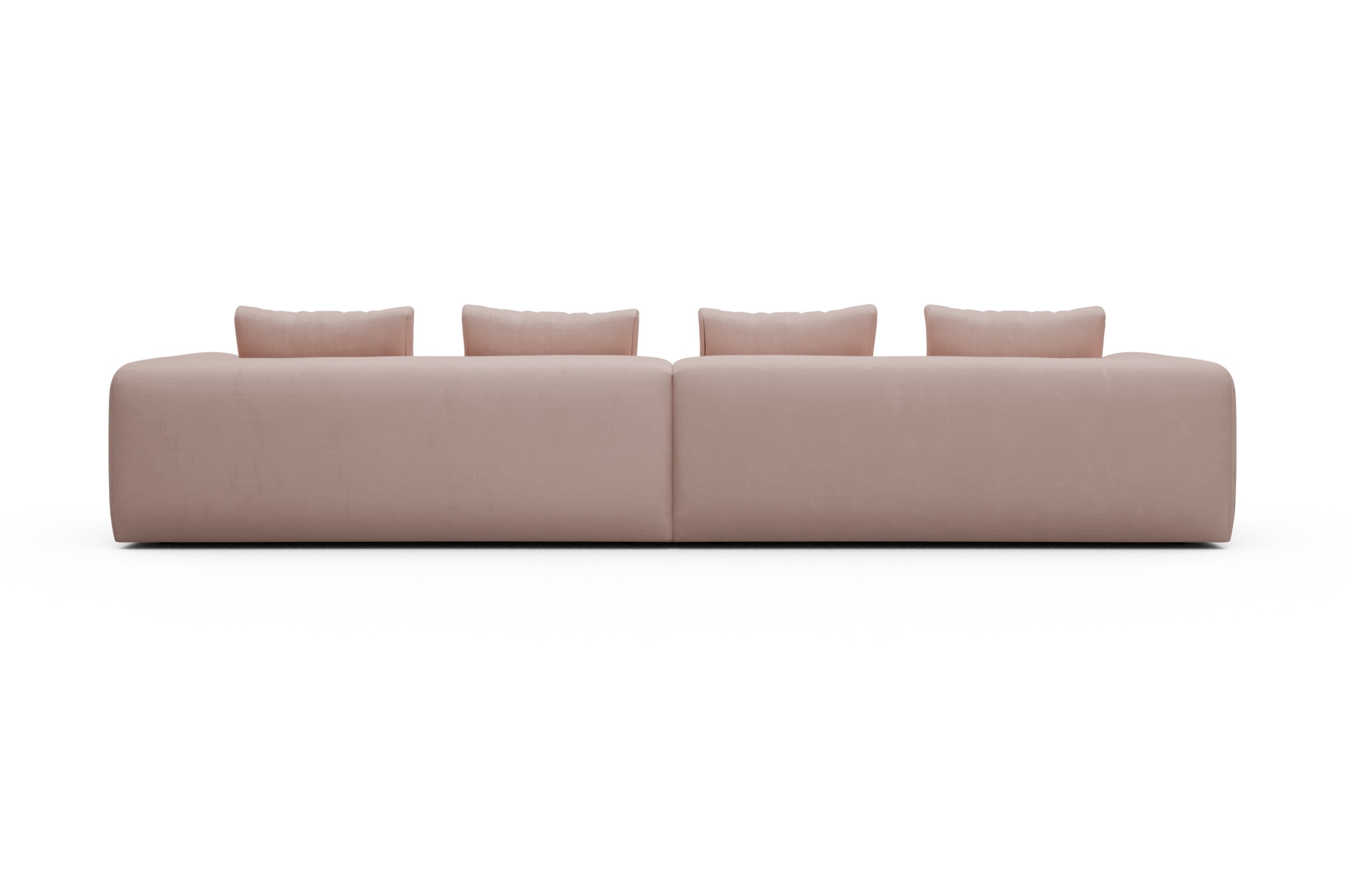 Sofa Modulares XXL Sofa Fred 5-Sitzer Cordufine-Blush
