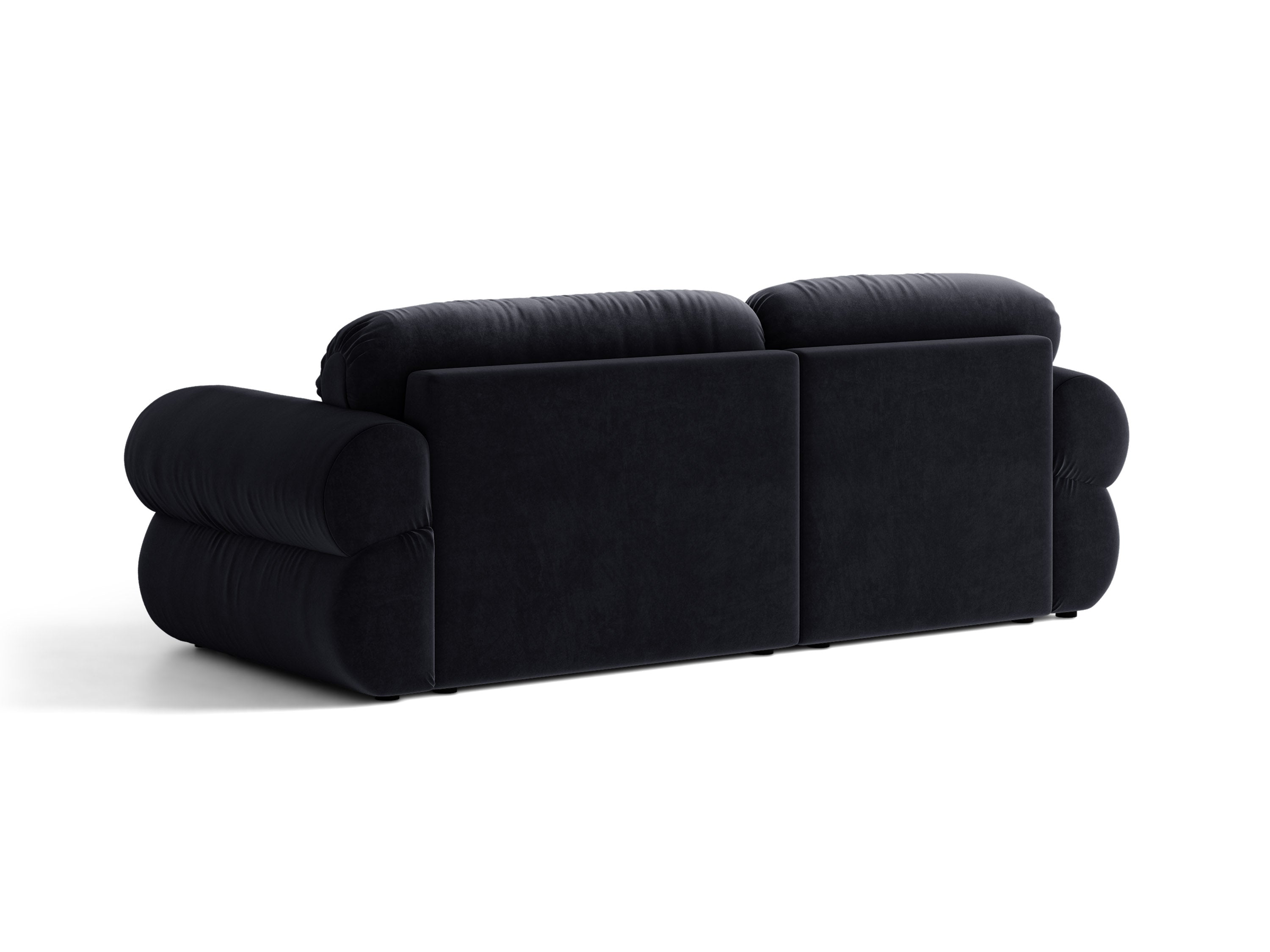 Micadoni Ophelia Ecksofa 4-Sitzer Rechts Samt Salvador Königsblau