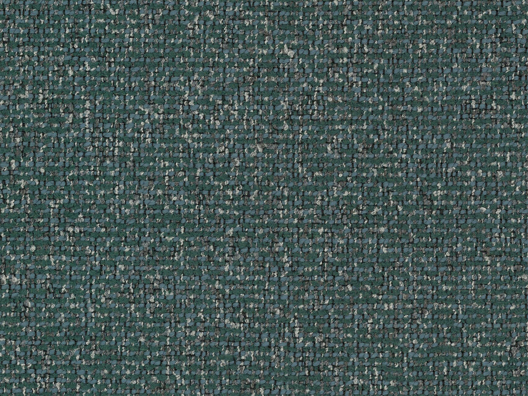 Micadoni Ecksofa Eden 3-Sitzer Rechts Strukturierter Stoff Grün Blau Melange