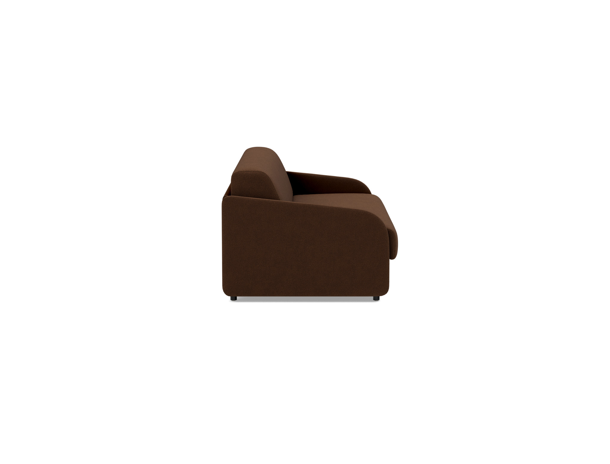 Schlafsofa Eivor mit Taschenfederkernmatratze 160 Strukturierter Stoff Taura 359-Cappuccino