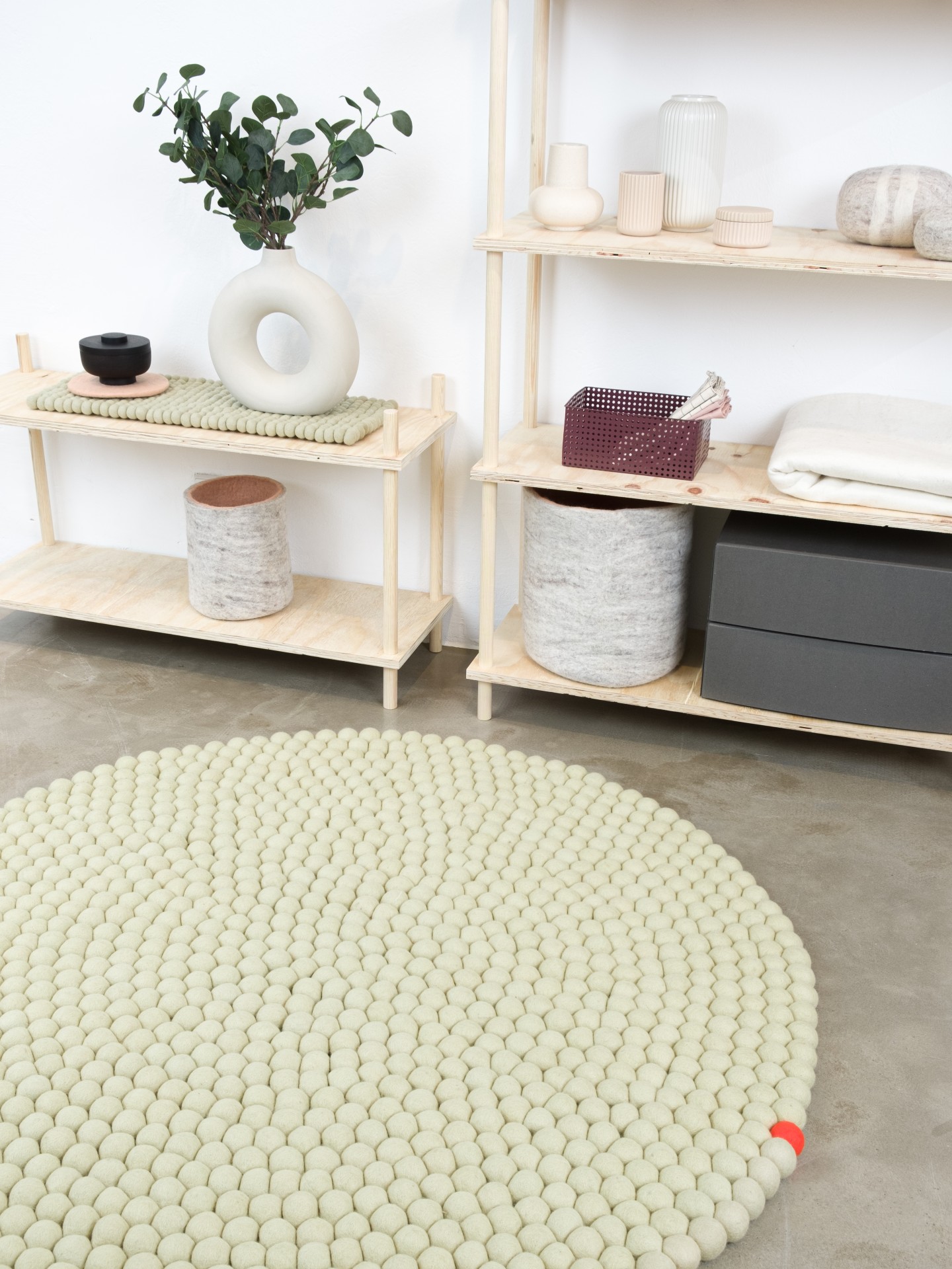 myfelt Big One grünbeige - 160 cm