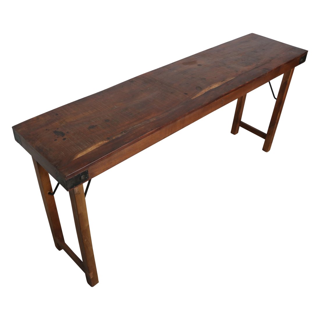 Raw Materials Klappbarer Wandtisch braun 165x40x76cm