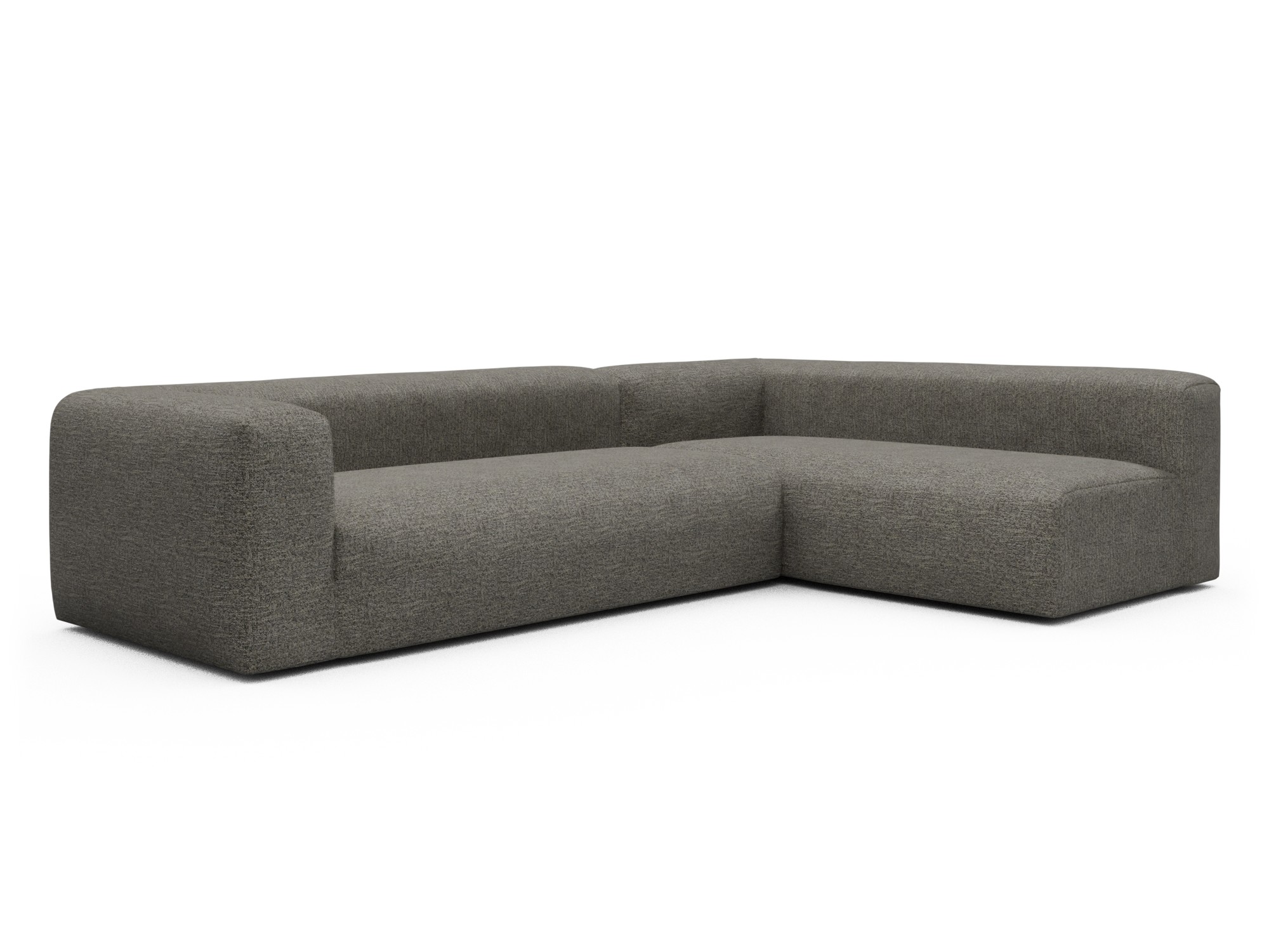 Skandi Home Ecksofa Fred 2x 2,5-Sitzer rechts offen Carreno-Sepie-Brown moebelfaktor