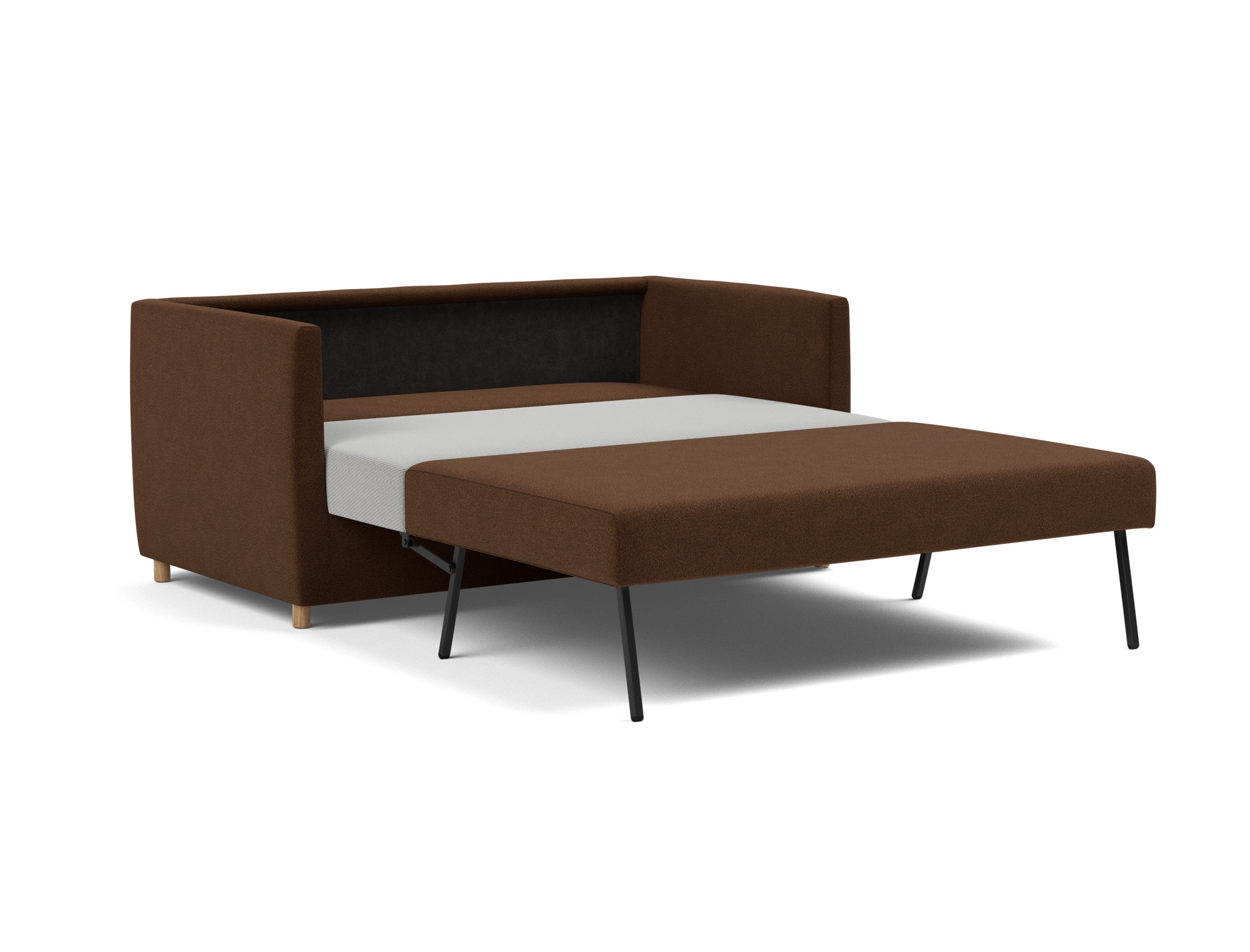 Schlafsofa Olan Strukturierter Stoff Taura 359-Cappuccino