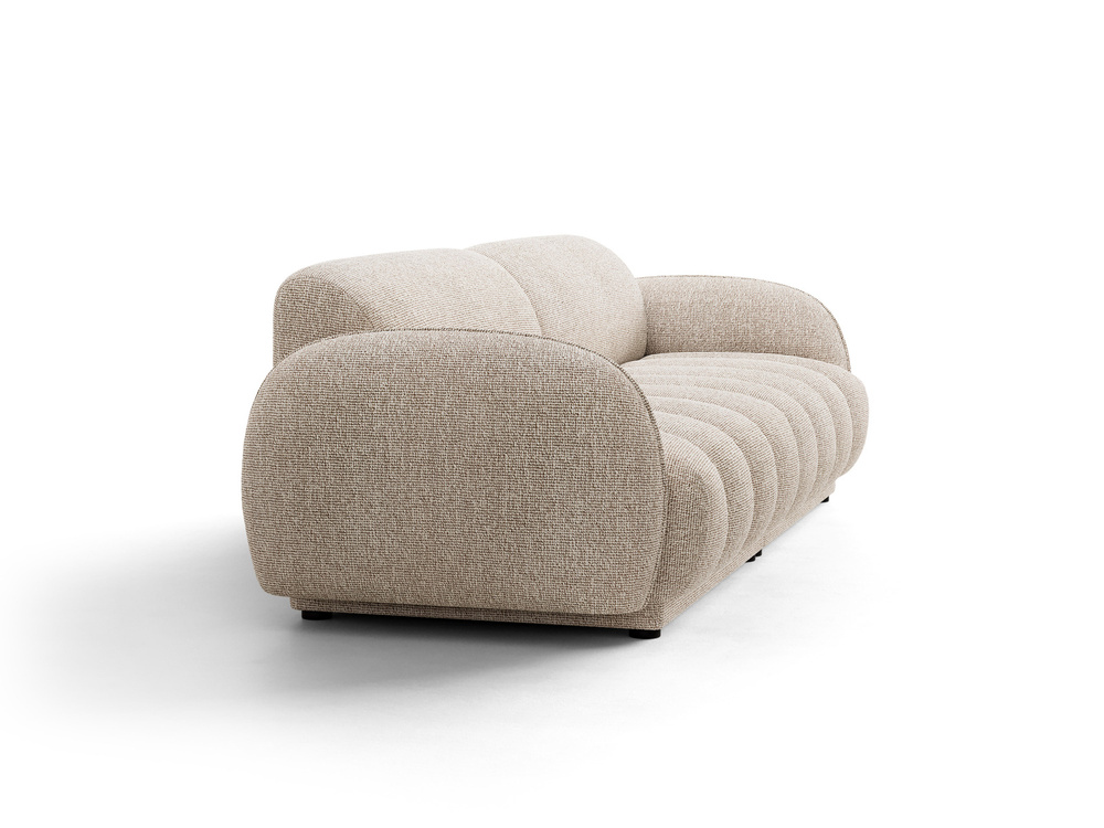 Cosmopolitan Design Sofa Bilbao 4-Sitzer Boucle Miles Beige