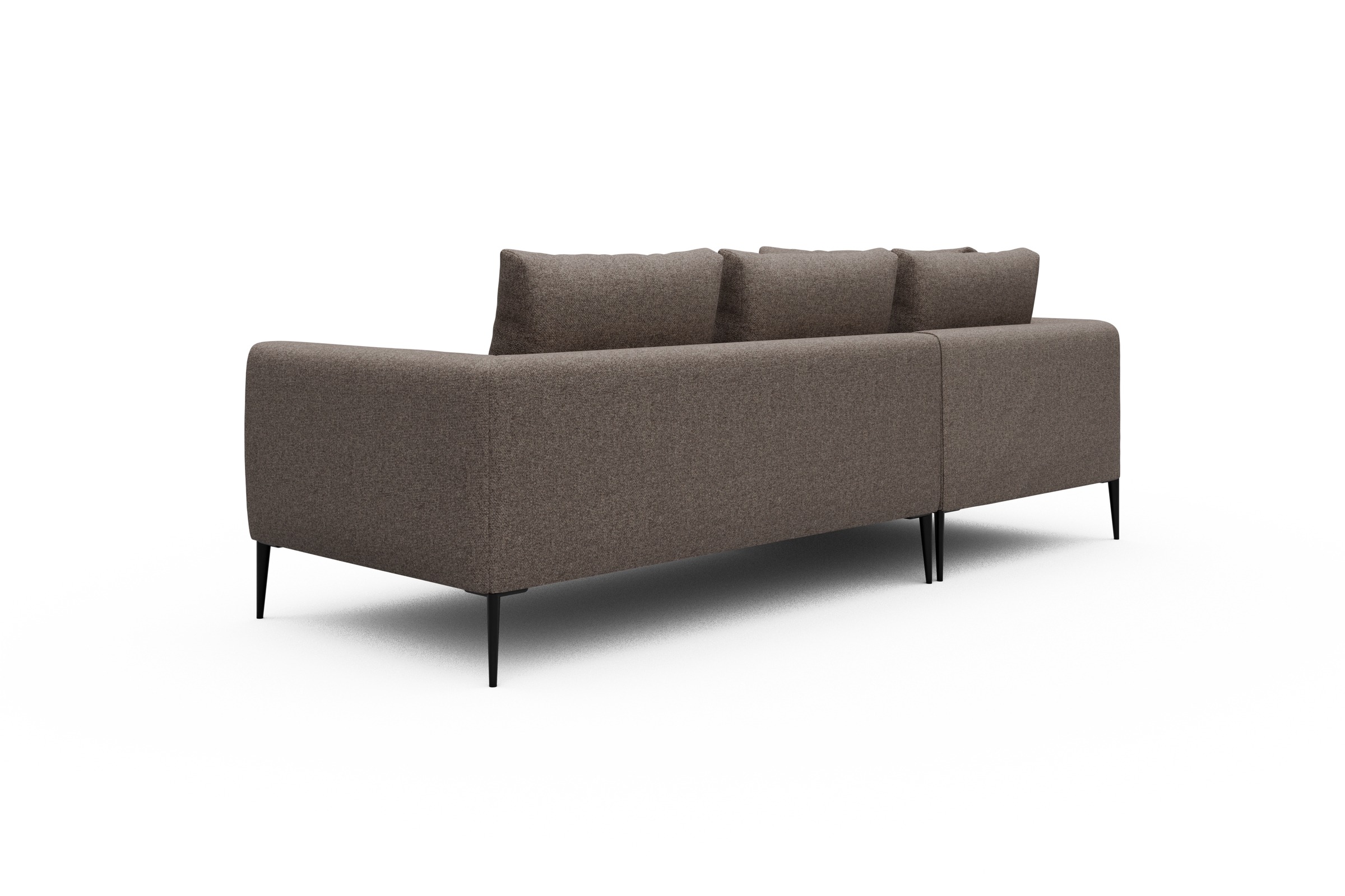 Ecksofa Paul Relax-Ecke links mit 2-Sitzer Sama-Stone