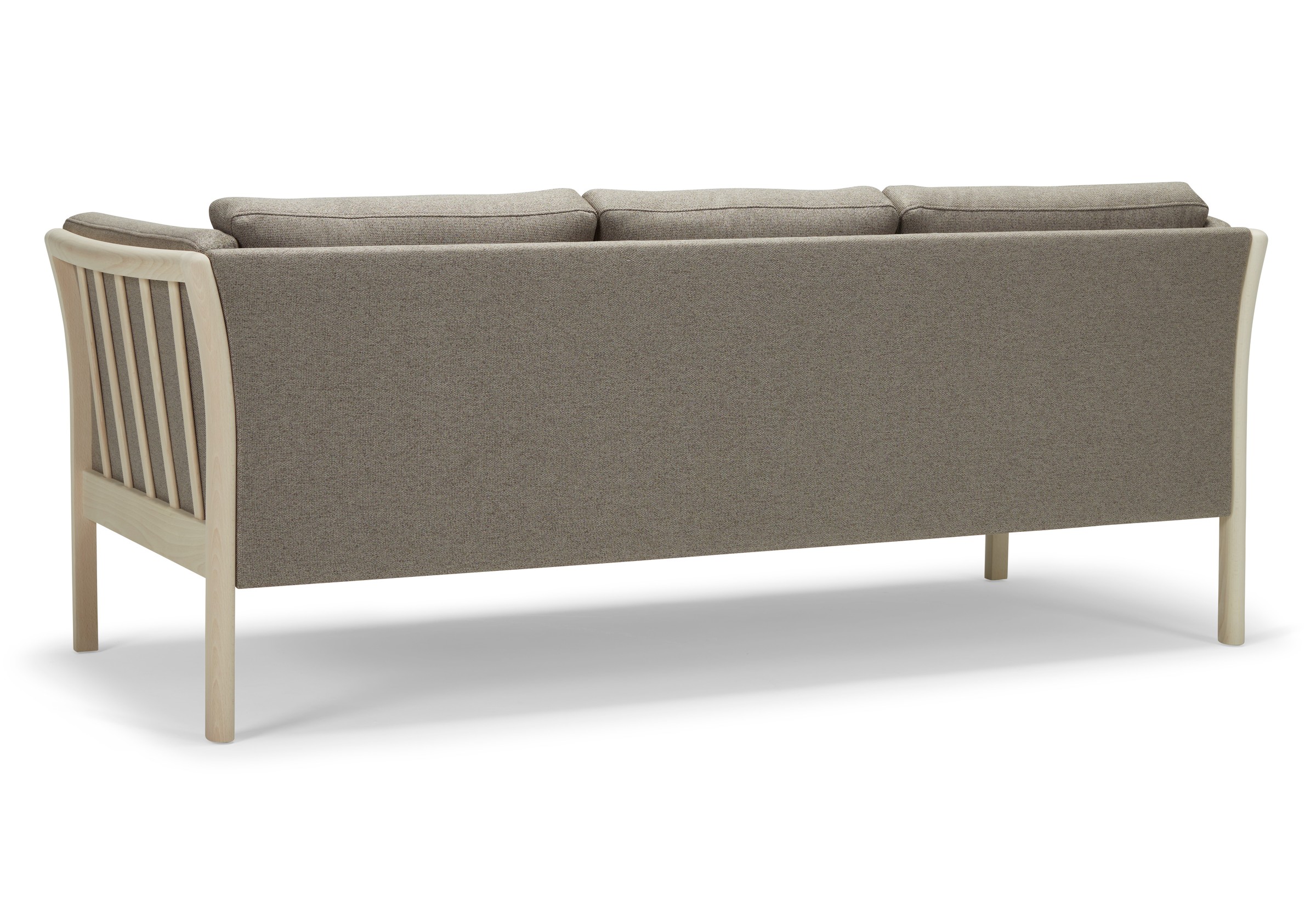 Sofa Nils 3-Sitzer Strukturierter Stoff Denari 486-Warm-Grey