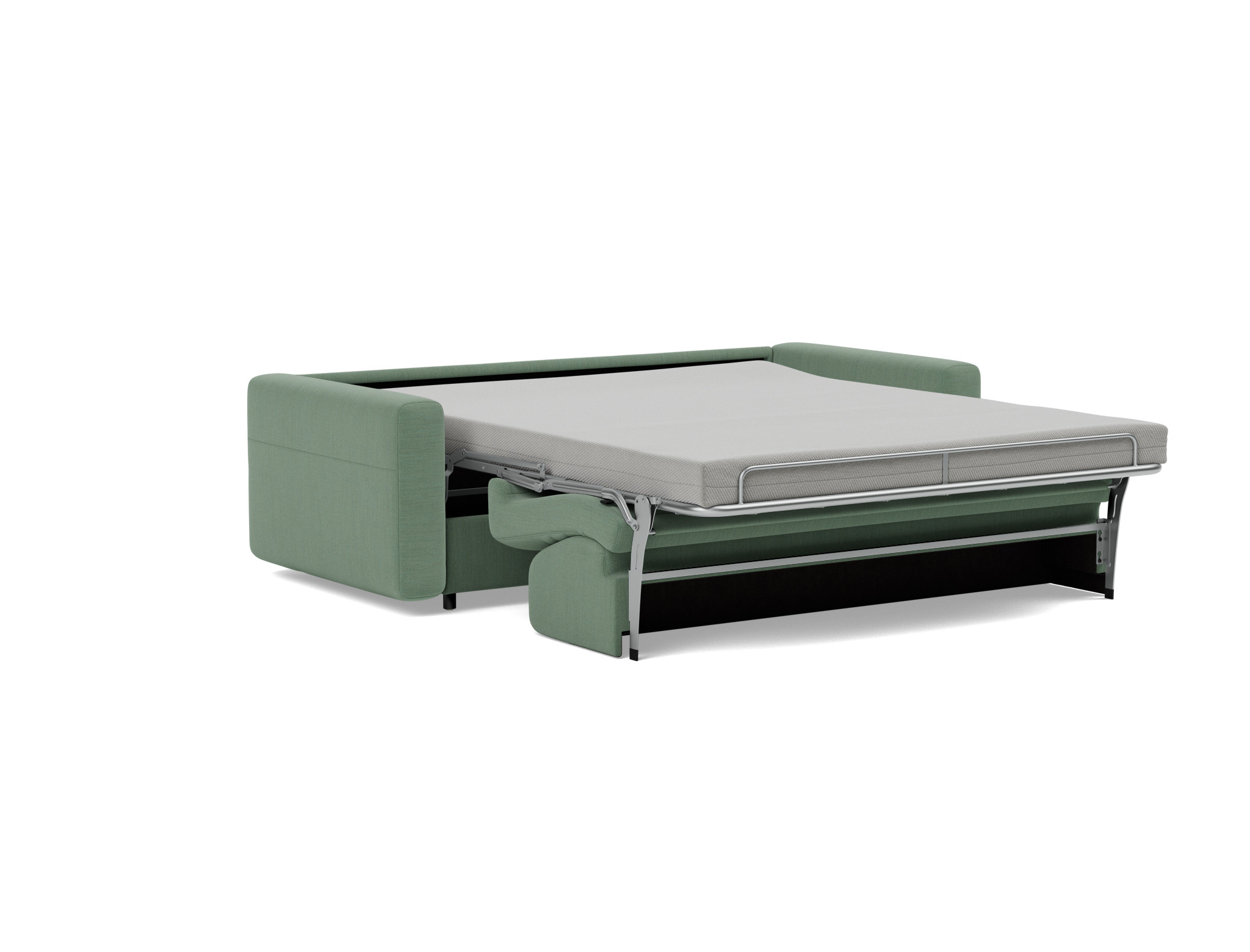 Schlafsofa Killian mit Memory-Matratze 160 Flachgewebe Elegance 518-Green