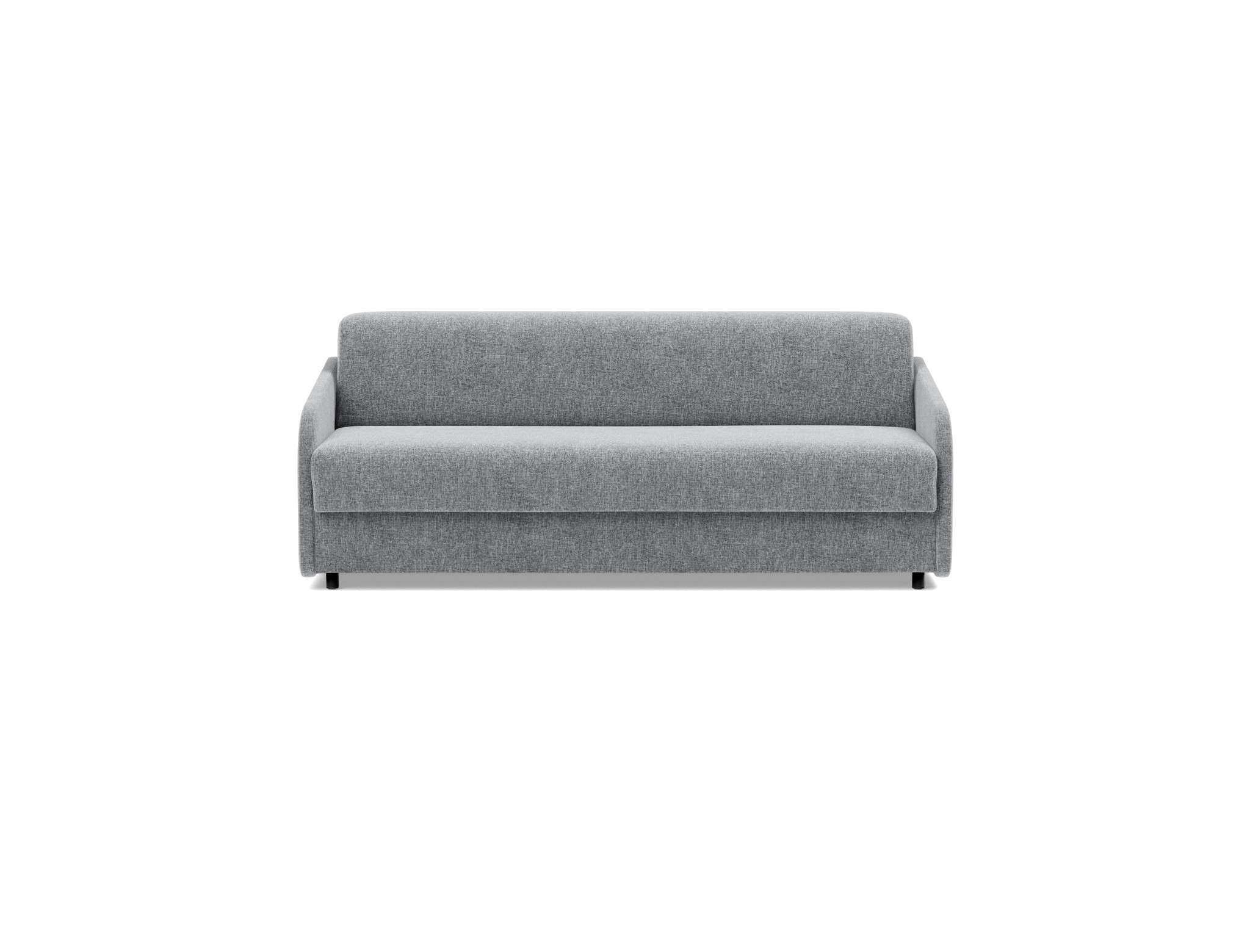 Schlafsofa Eivor mit Taschenfederkernmatratze 160 Strukturierter Stoff Twist 565-Granite