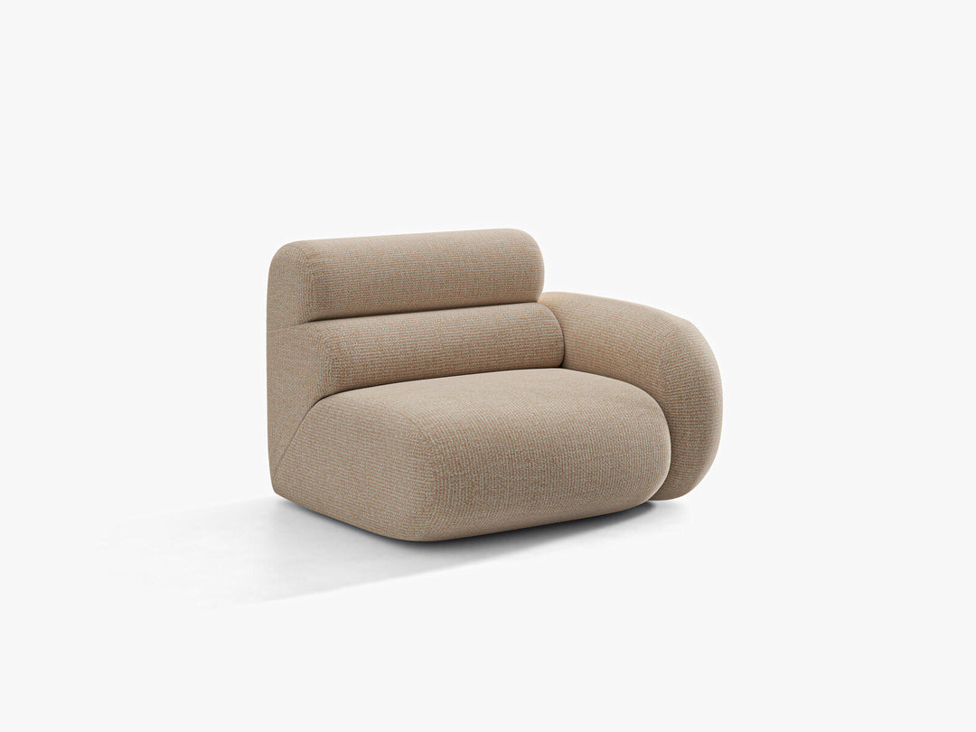 Micadoni Neo Sofamodul Rechts Chenille SILENCIO Sand