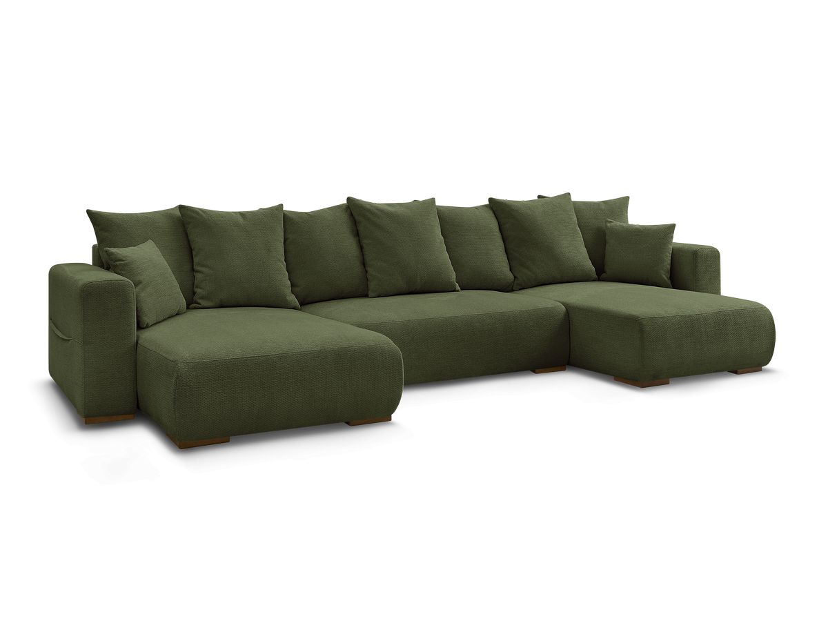Bobochic Sidonie Wohnlandschaft Melange-Stoff Grün