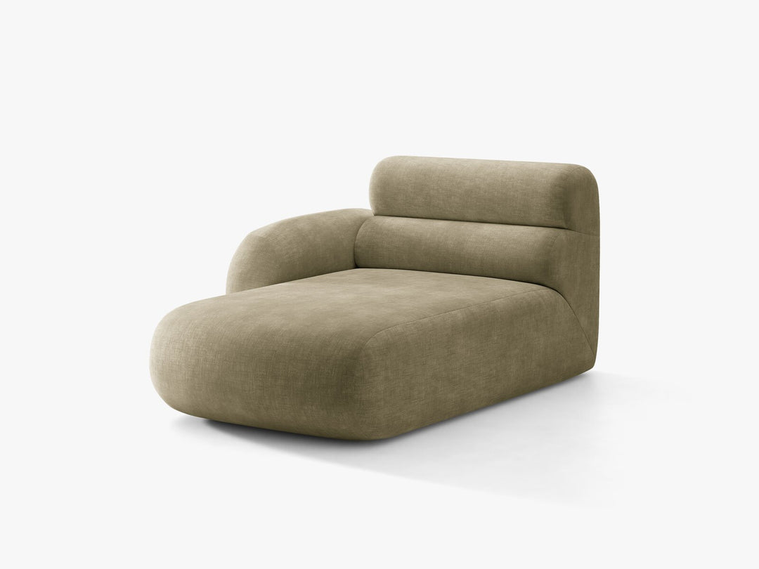 Micadoni Neo Chaiselongue Links Chenille Golden Hellolive